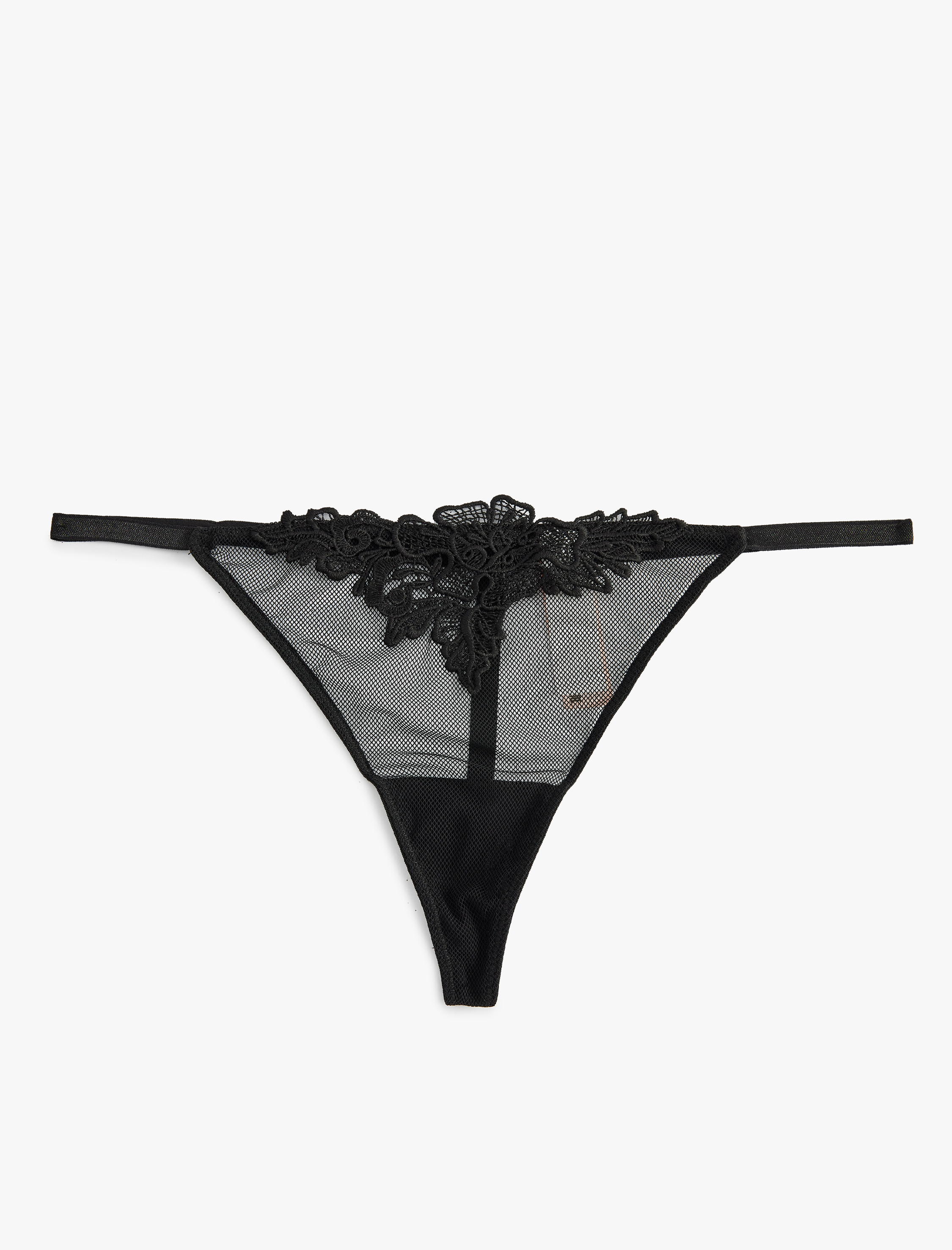   Dantel String Külot Transparan