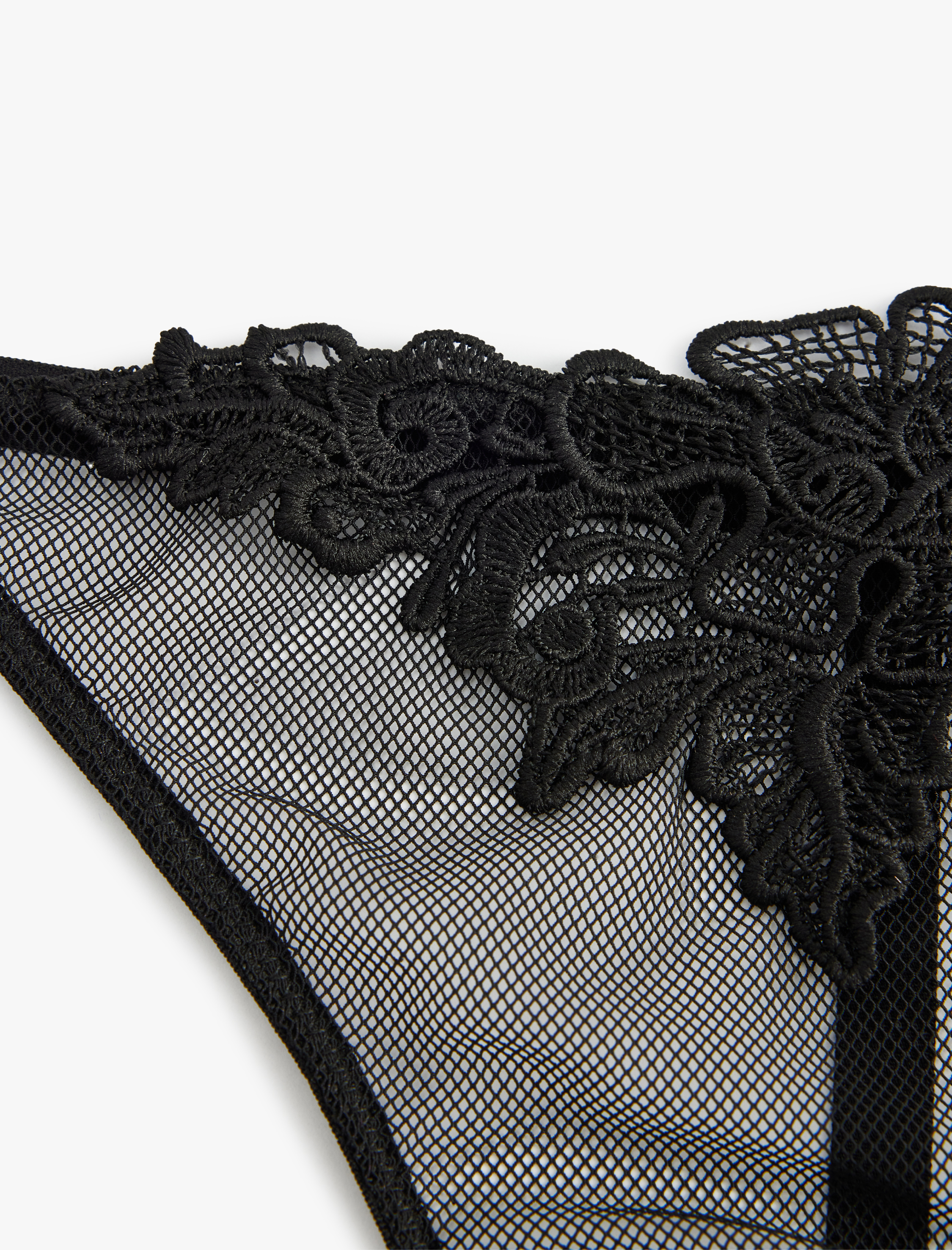   Dantel String Külot Transparan