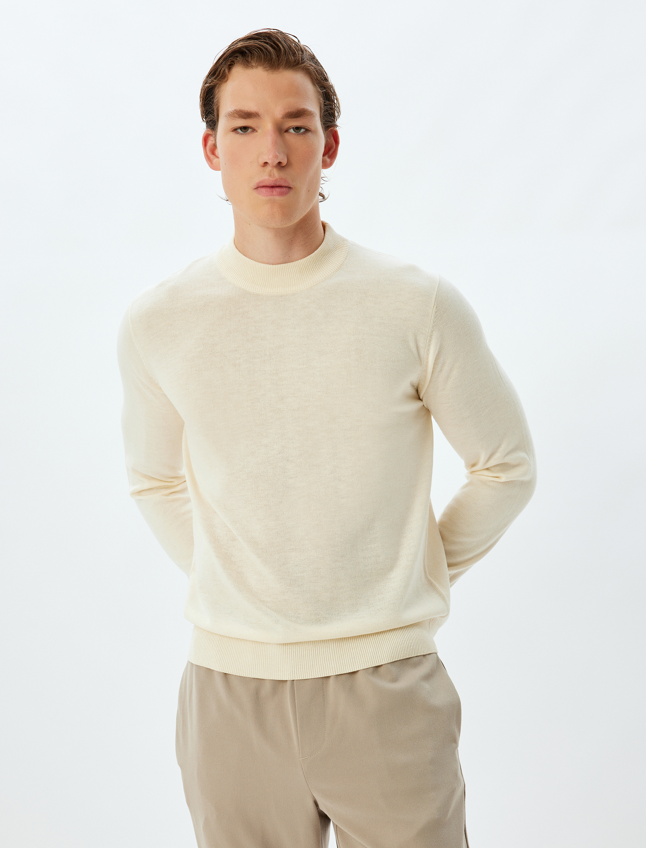   Triko Kazak Yarım Balıkçı Yaka Basic