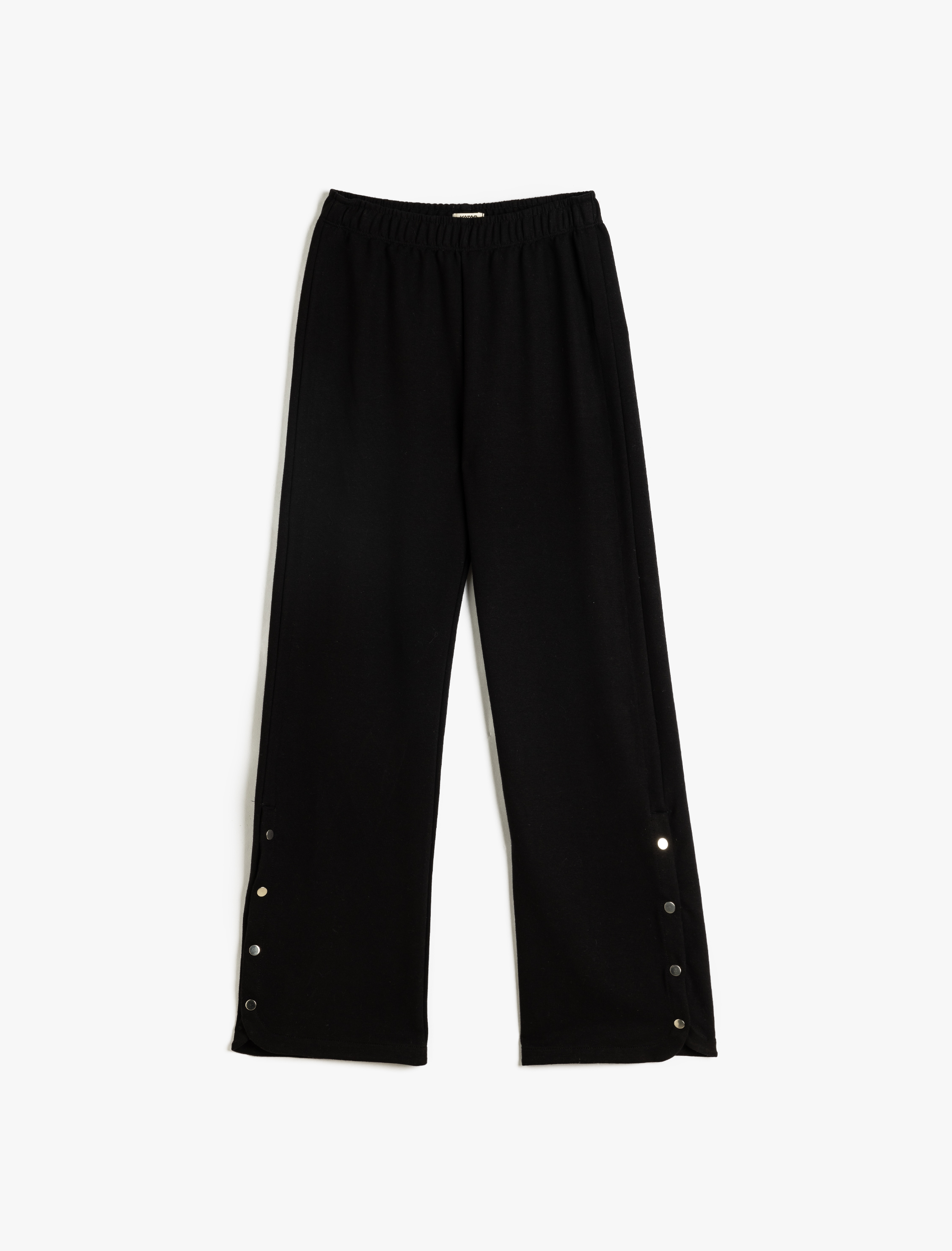  Kız Çocuk Pantolon Beli Lastikli Çıtçıt Detaylı