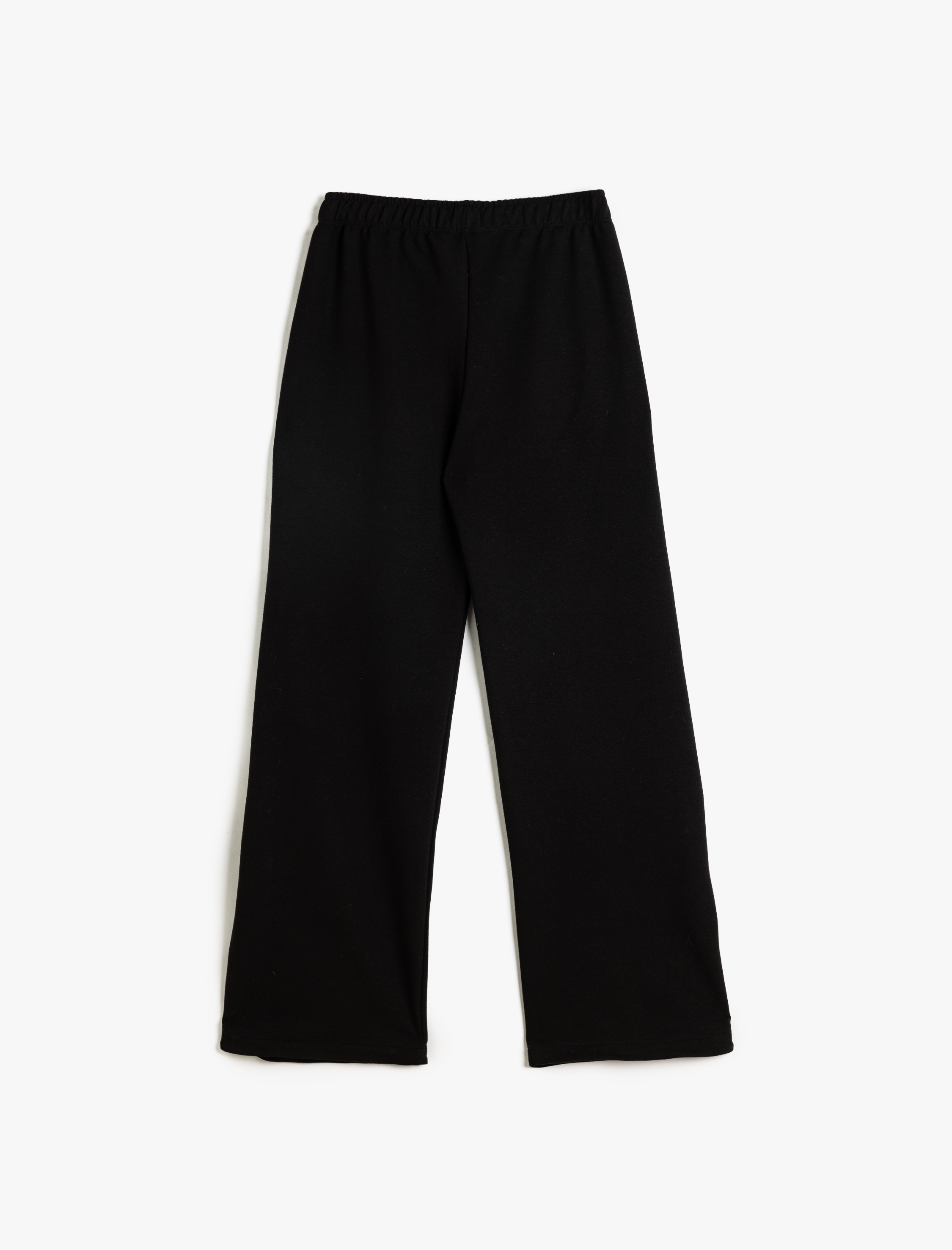  Kız Çocuk Pantolon Beli Lastikli Çıtçıt Detaylı