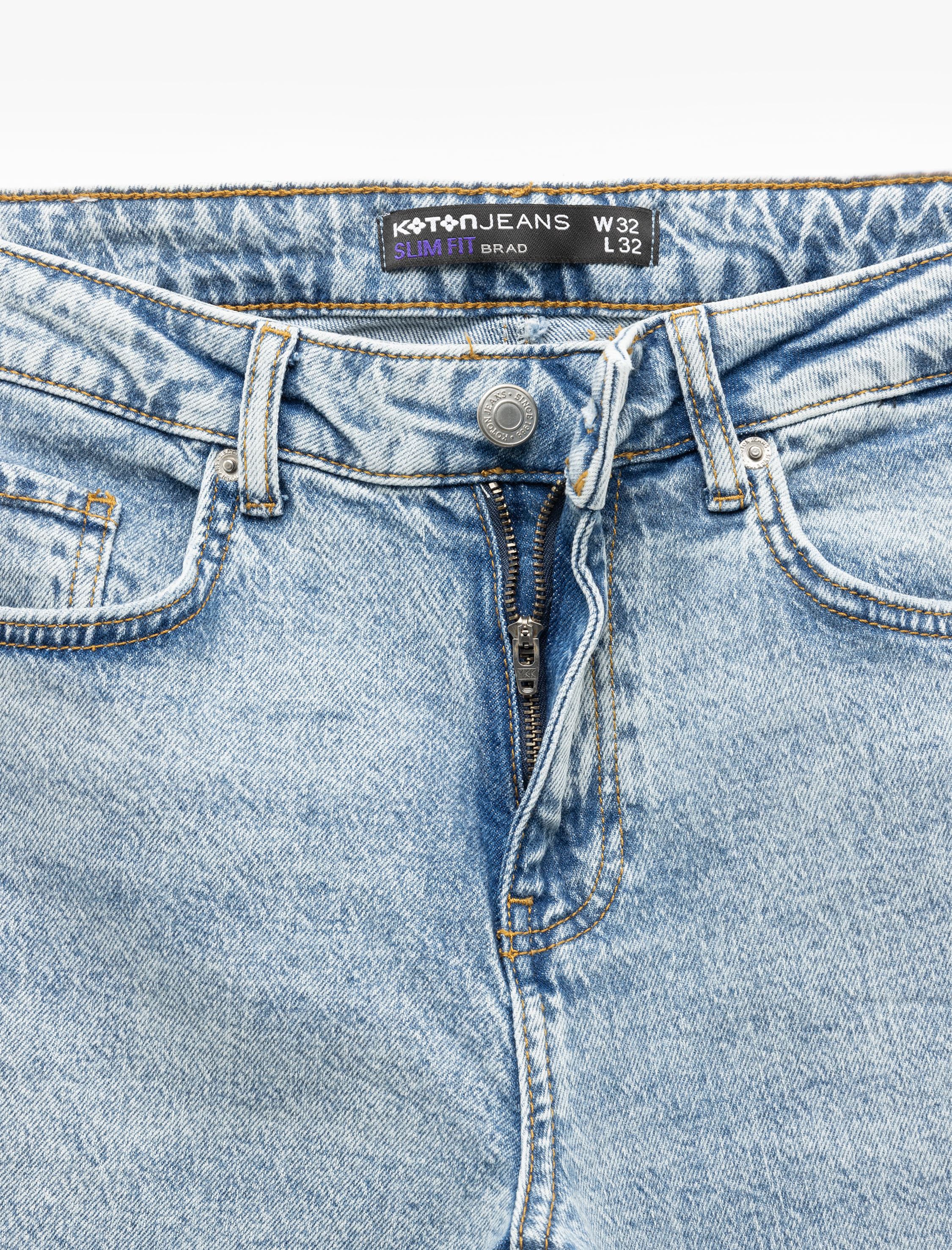   Slim Fit Kot Pantolon - Brad Jean