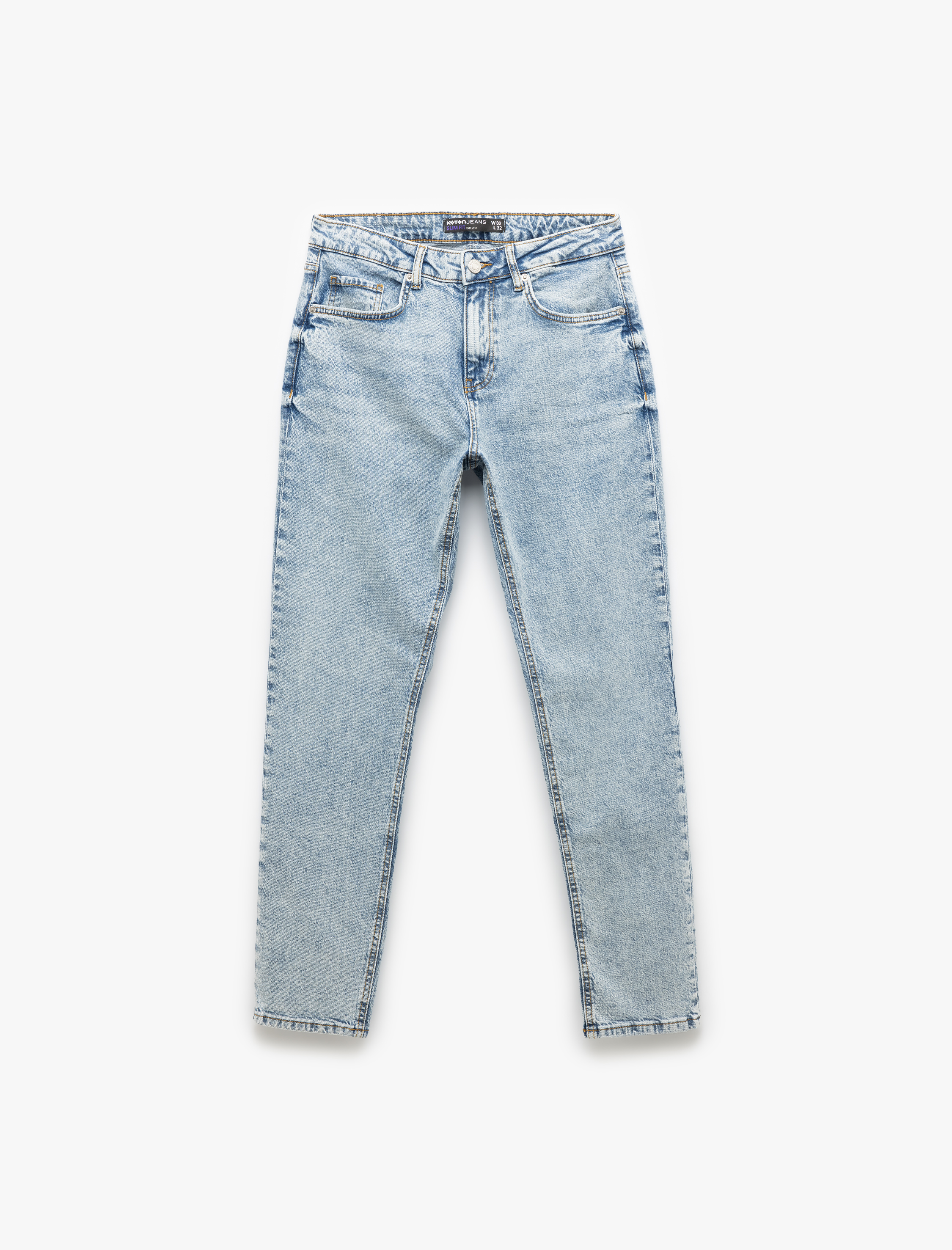   Slim Fit Kot Pantolon - Brad Jean