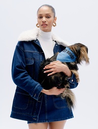 Mini Denim Etek Cep Detaylı Düğmeli Rahat Kalıp