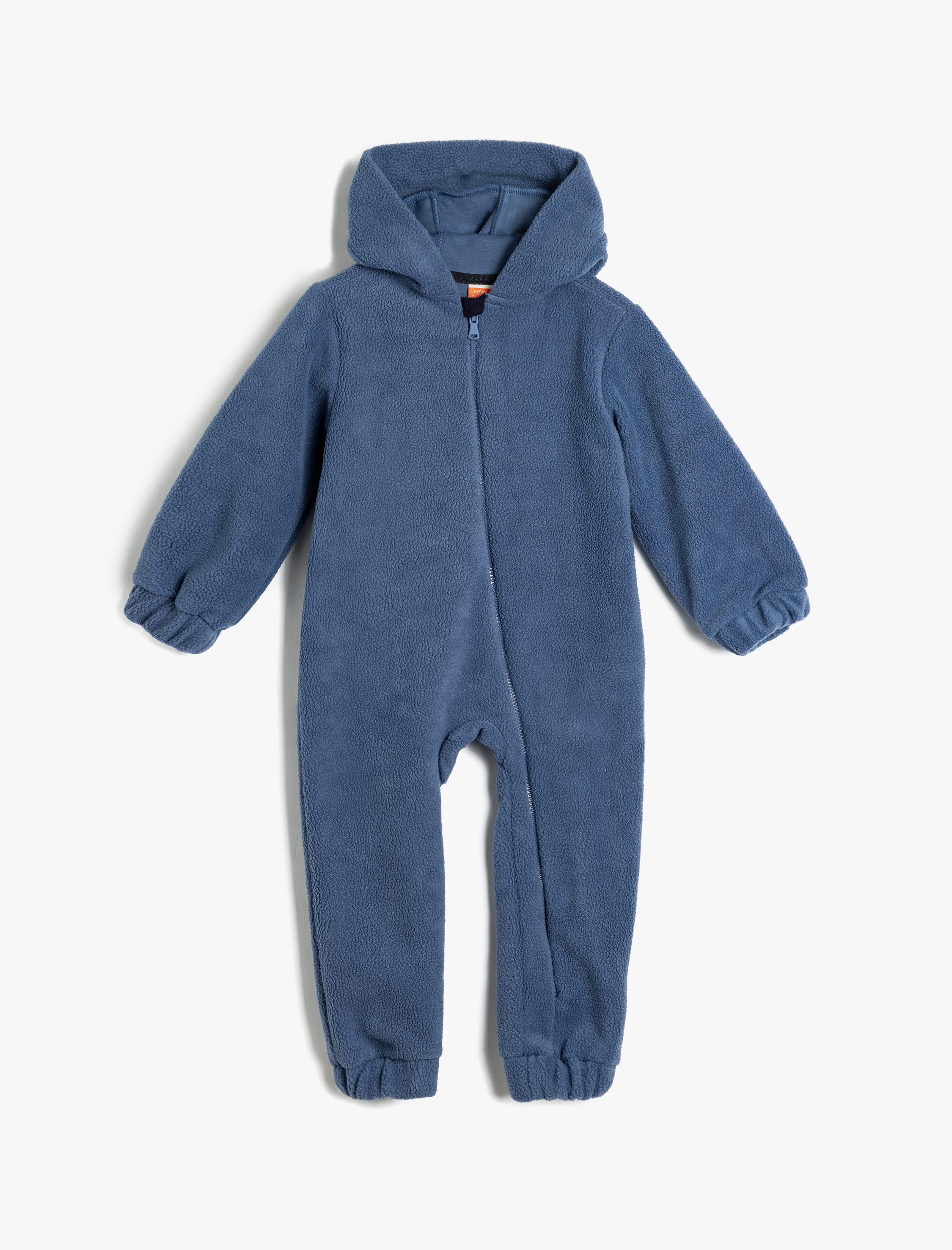  Erkek Bebek Polar Tulum Uzun Kollu Fermuar Kapamalı