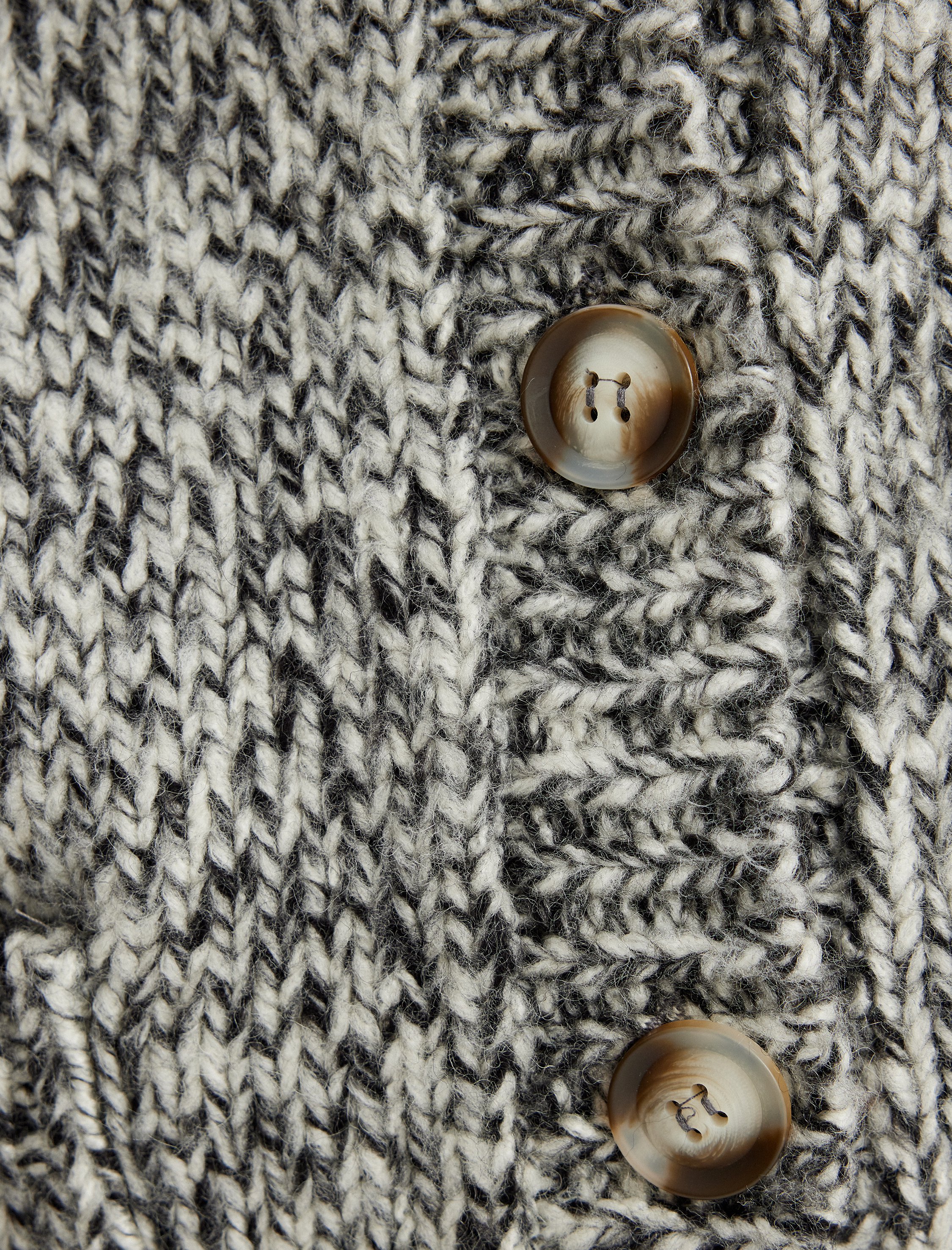   Triko Hırka V Yaka Düğmeli