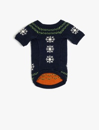 Yılbaşı Desenli Köpek Kazağı