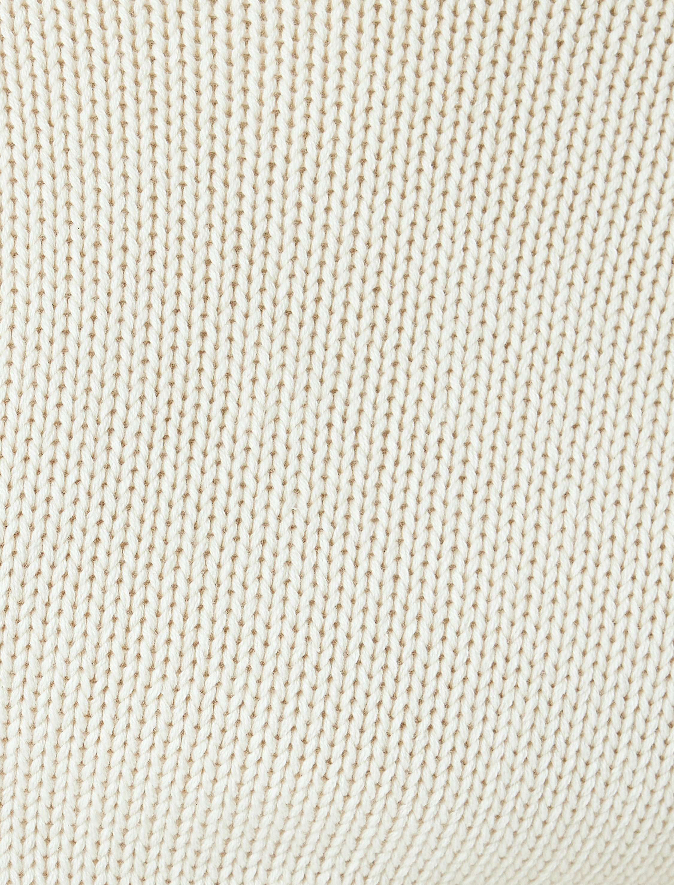   Bisiklet Yaka Nervürlü Uzun Kollu Rahat Kalıp Triko Kazak