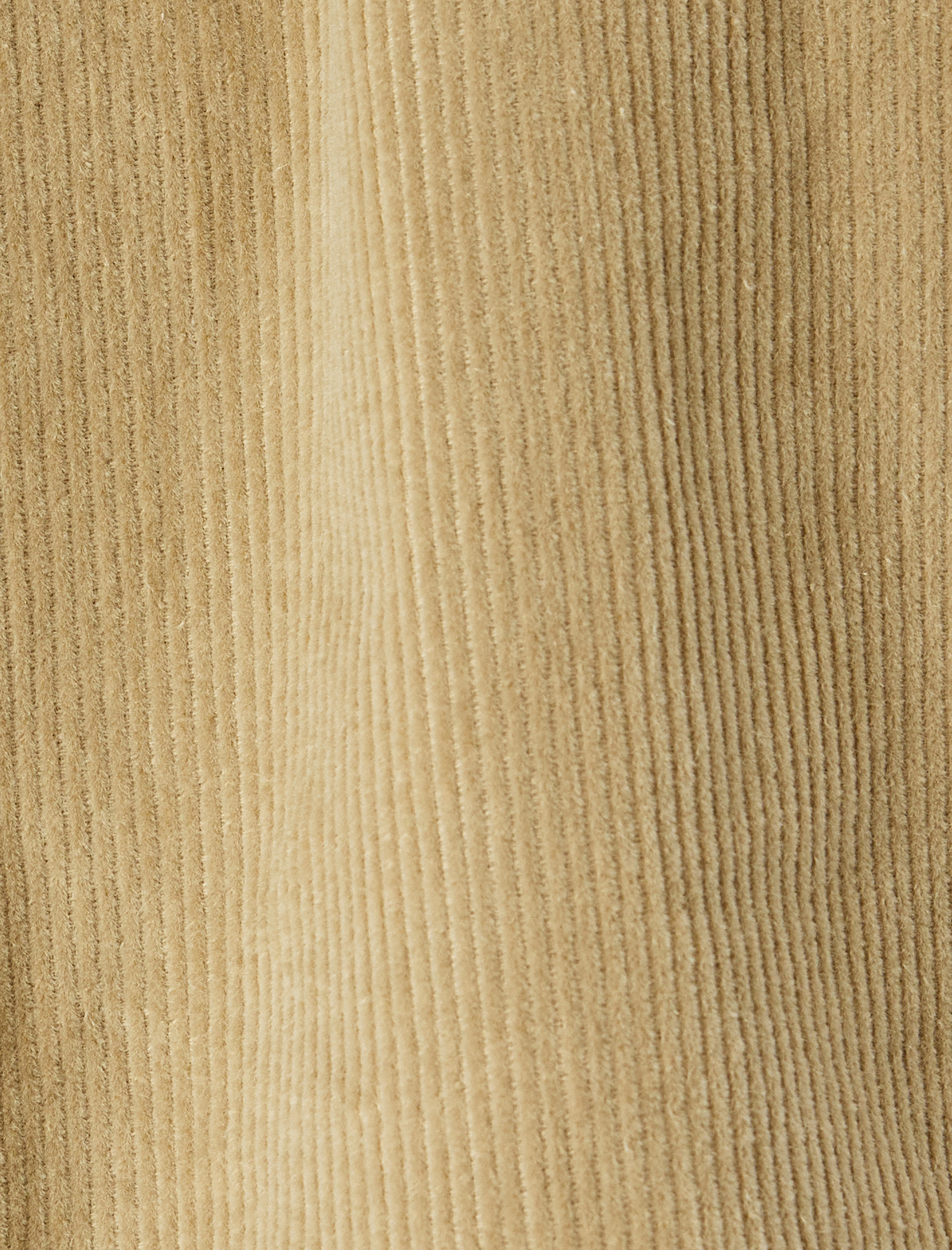   Düğmeli Uzun Kollu Gömlek Yaka Fitilli Kadife Ceket