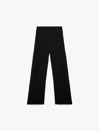 Beli Lastikli Cep Detaylı Basic Pantolon