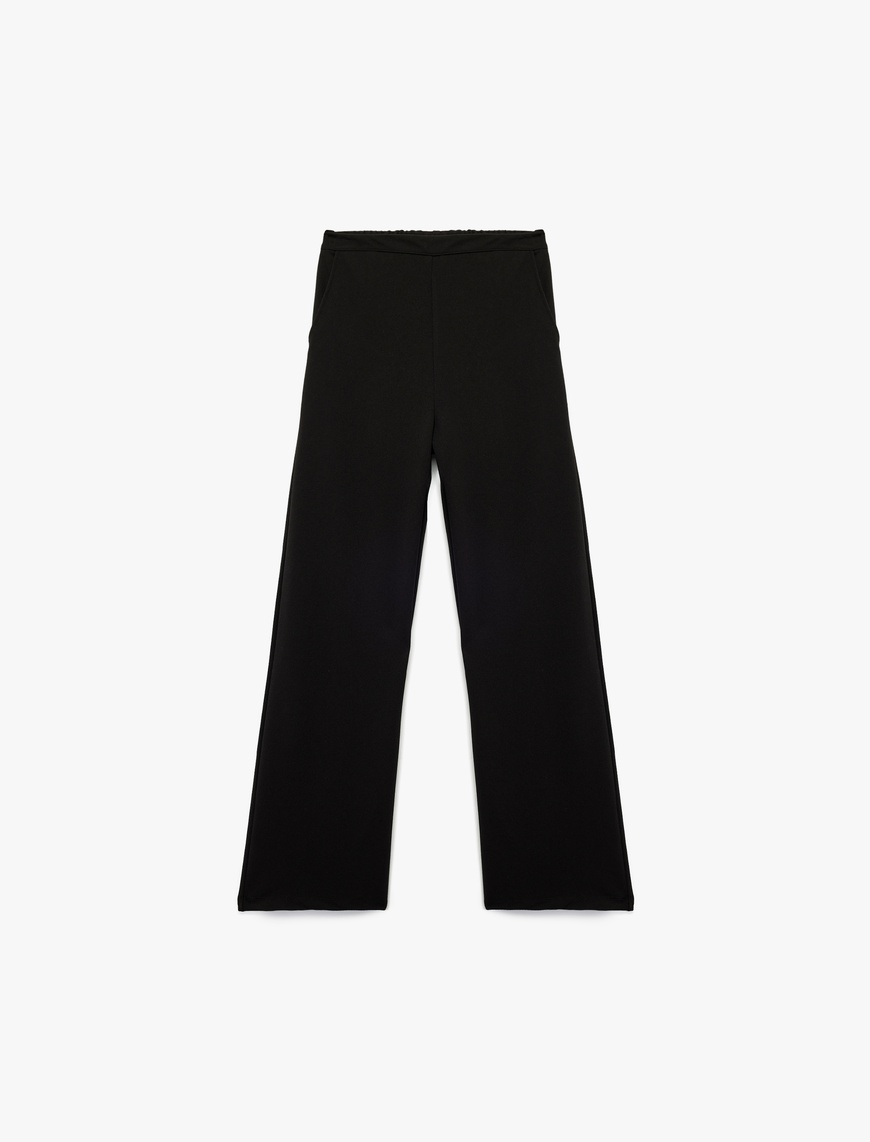 Koton Beli Lastikli Cep Detaylı Basic Pantolon