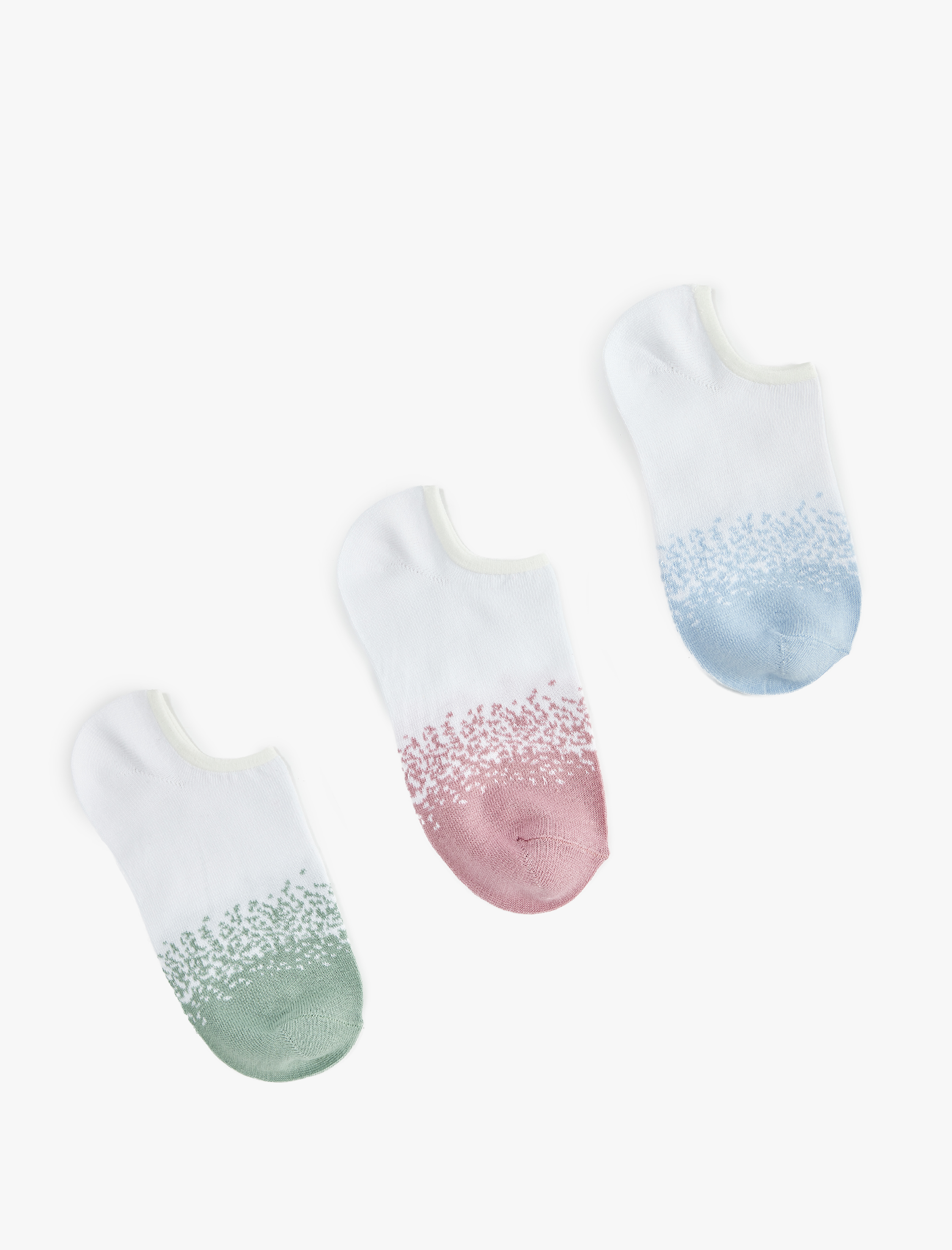  Kadın Pamuklu 3'lü Patik Çorap