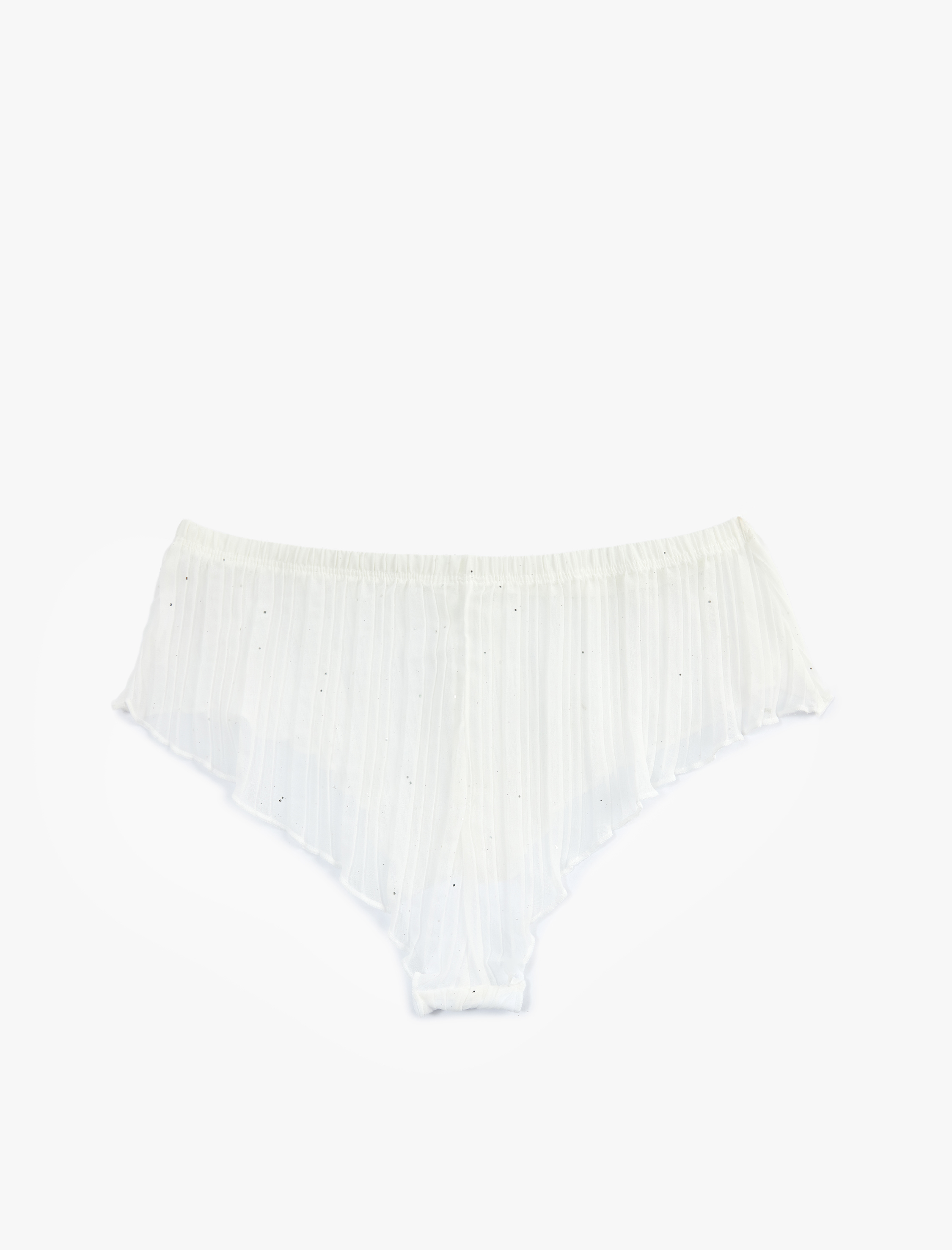   Tül Simli Rahat Kalıp Bridal Hipster Külot