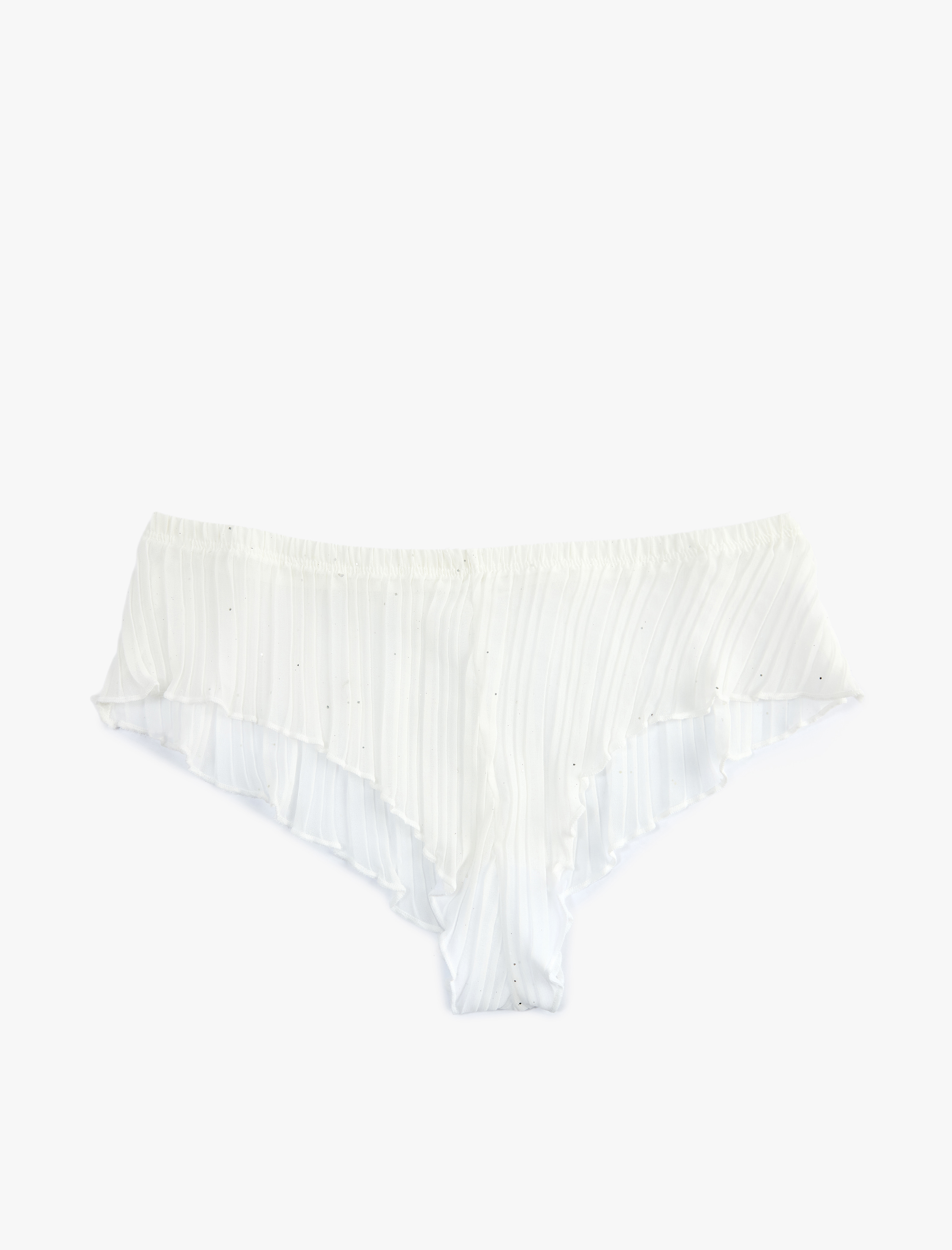   Tül Simli Rahat Kalıp Bridal Hipster Külot