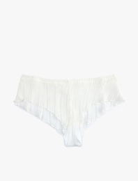 Tül Simli Rahat Kalıp Bridal Hipster Külot