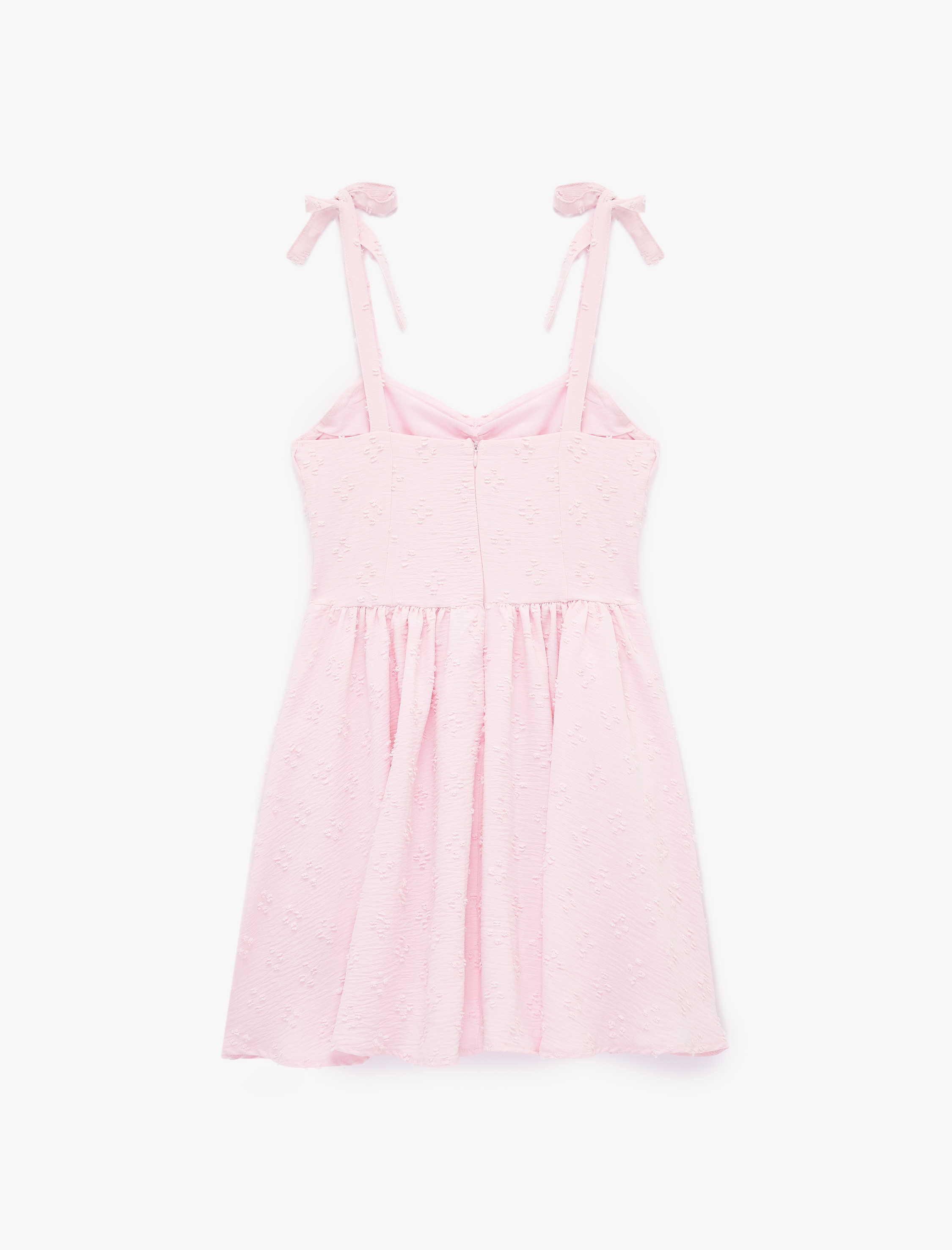   İnce Askılı Gipeli Mini Elbise