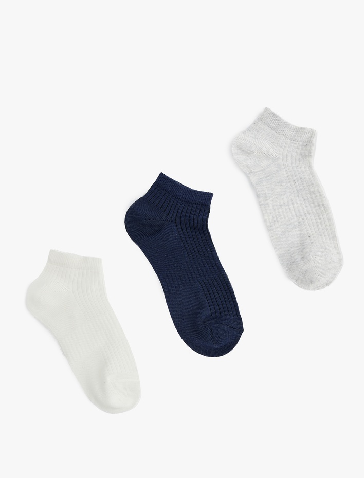 Erkek Çocuk Pamuklu 3'lü Çorap