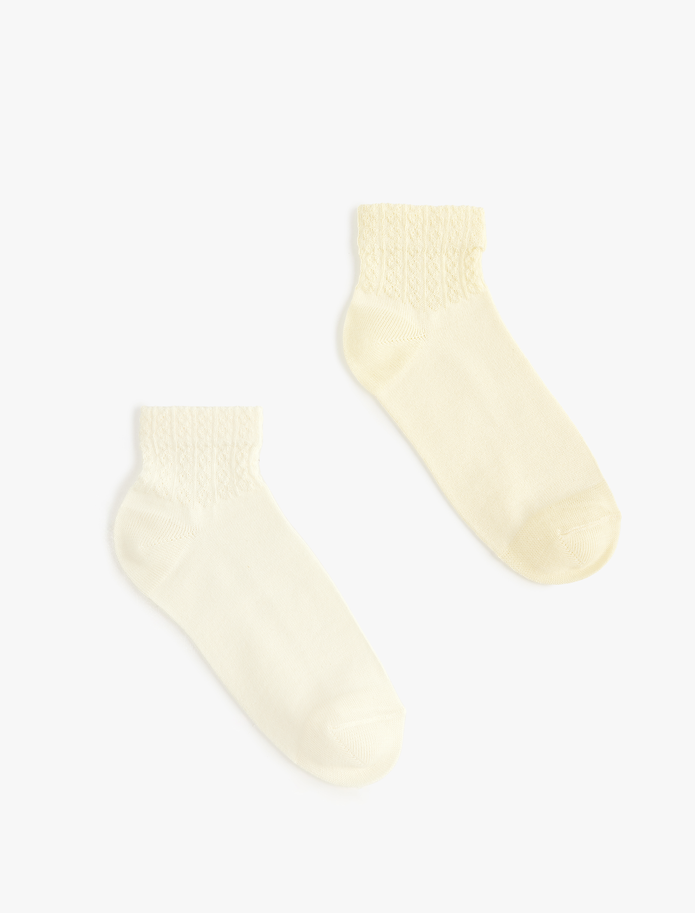  Kız Çocuk Dokulu 2'li Çorap