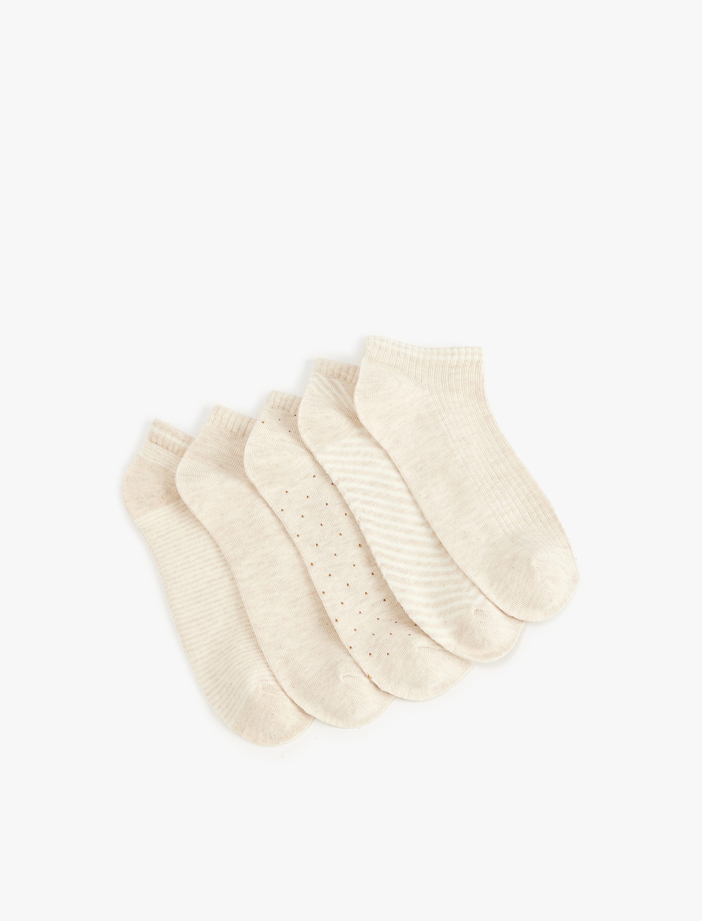  Kadın 5'li Patik Çorap