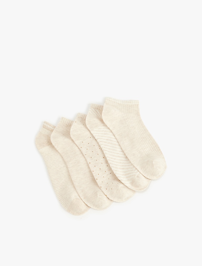 Kadın 5'li Patik Çorap