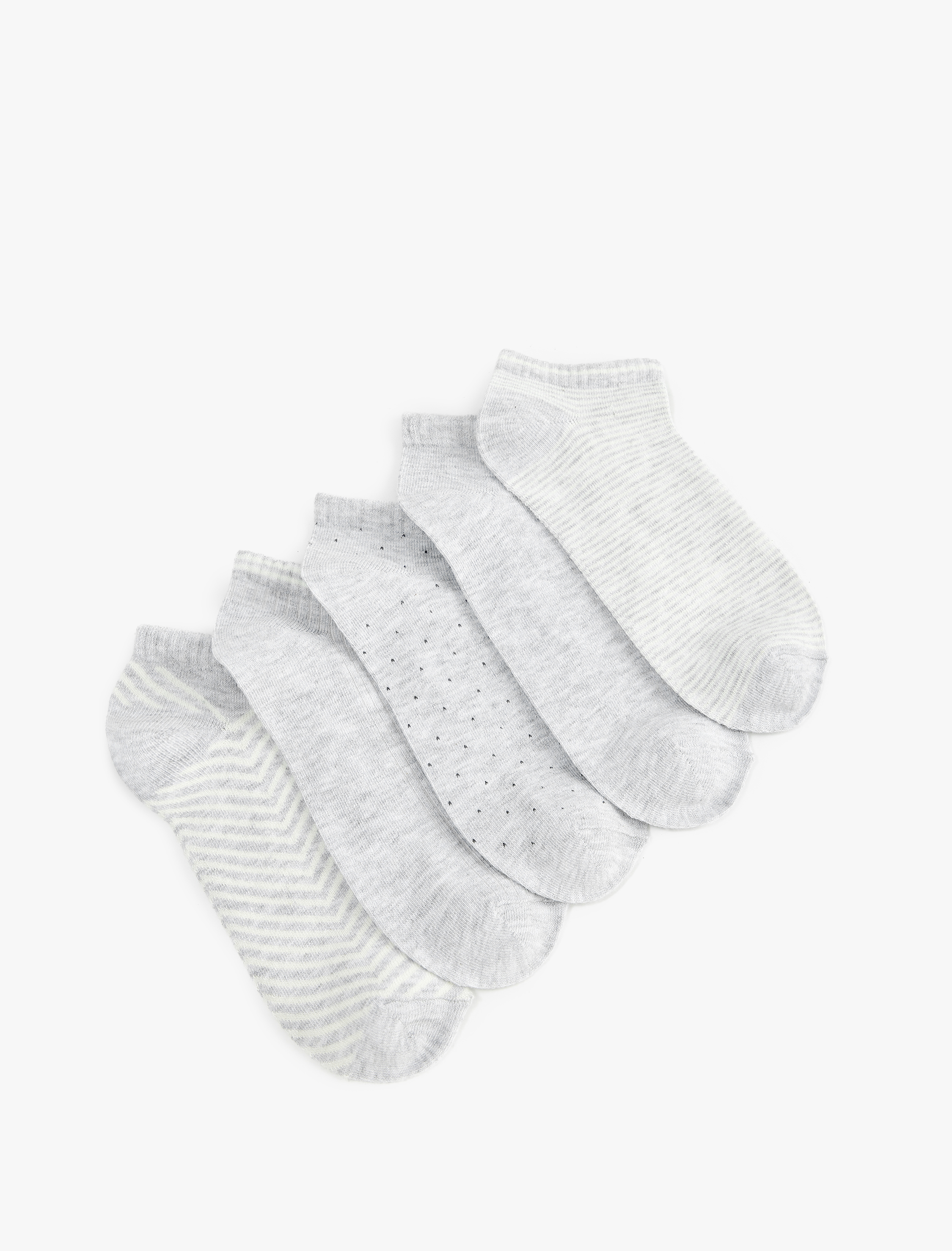  Kadın 5'li Patik Çorap