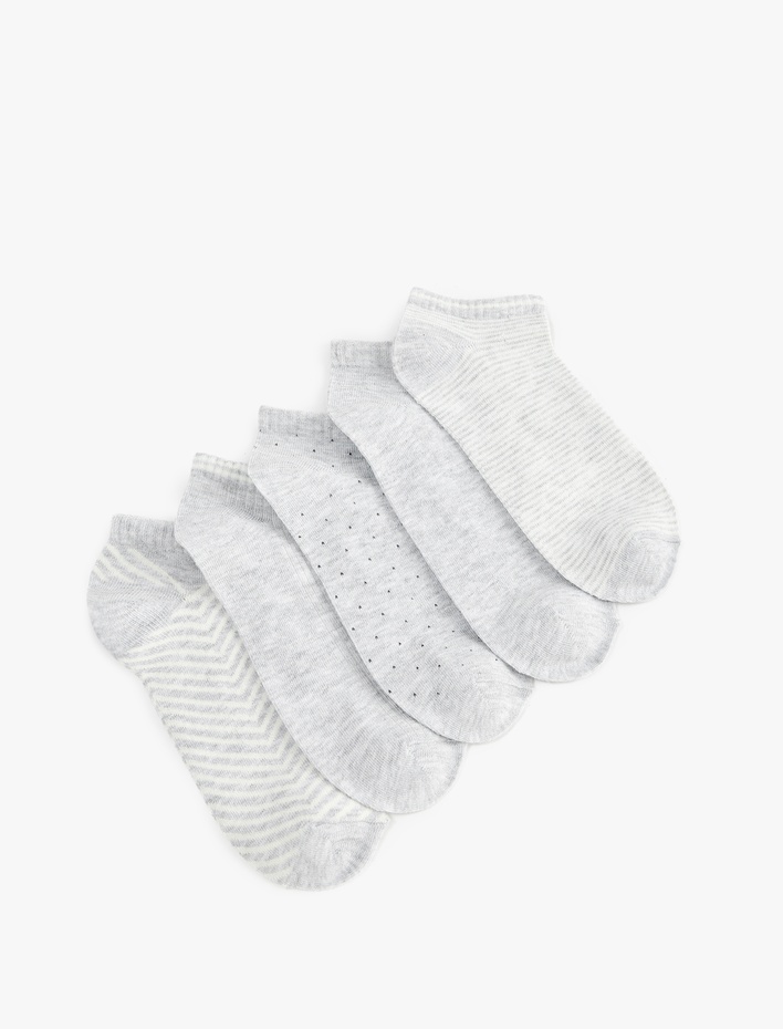 Kadın 5'li Patik Çorap