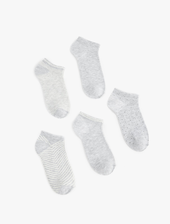 Kadın 5'li Patik Çorap