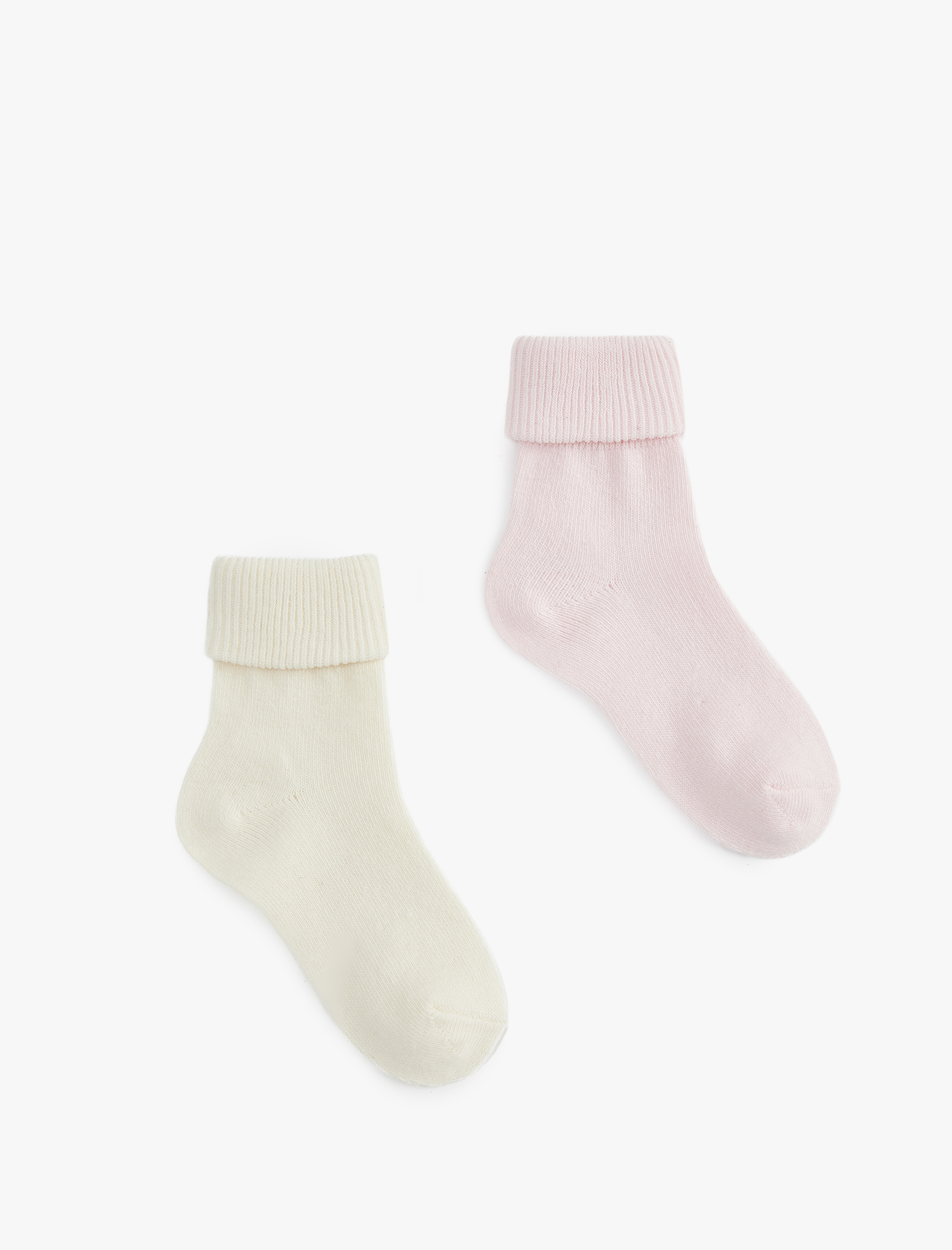 Kız Bebek Pamuklu 2'li Çorap