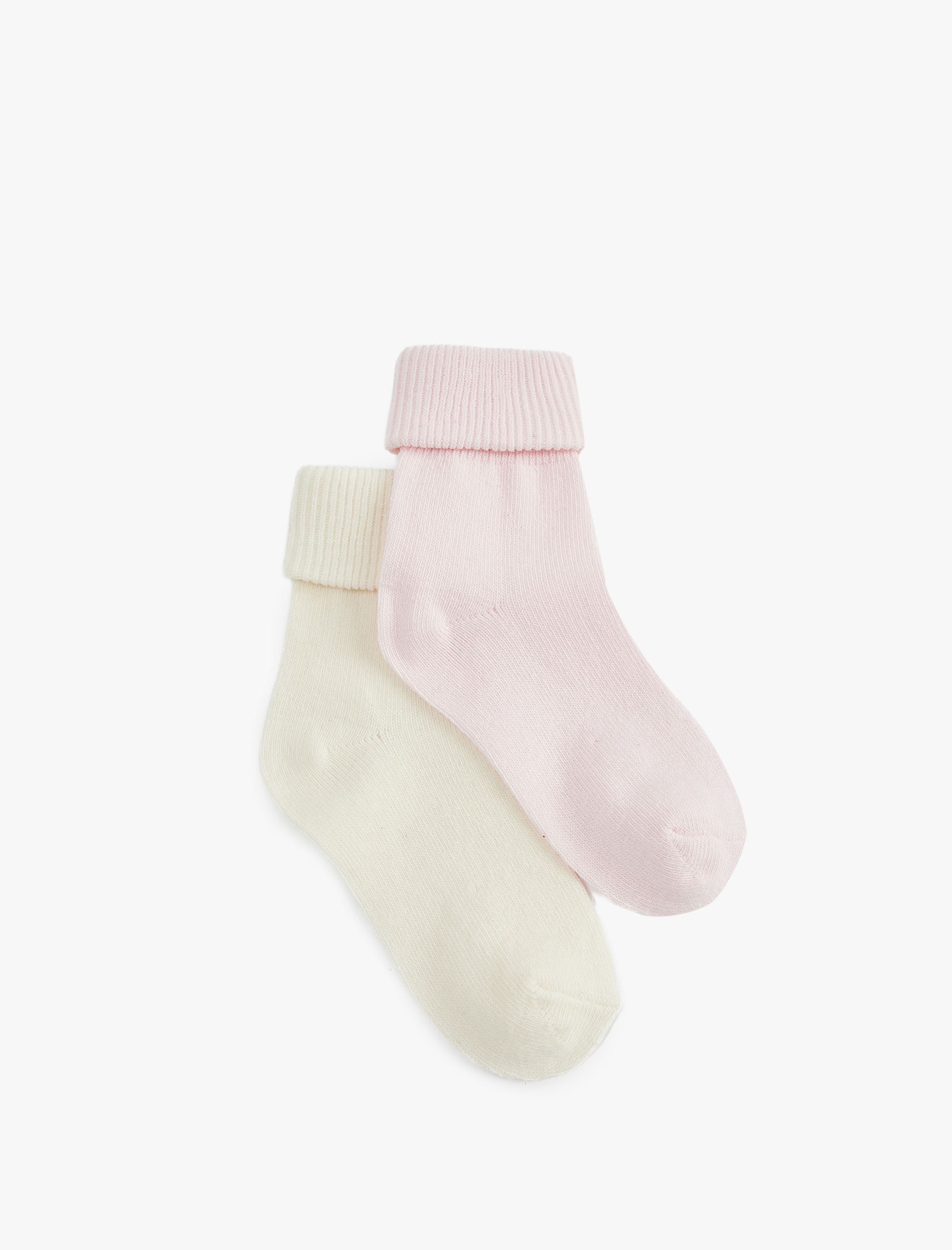  Kız Bebek Pamuklu 2'li Çorap