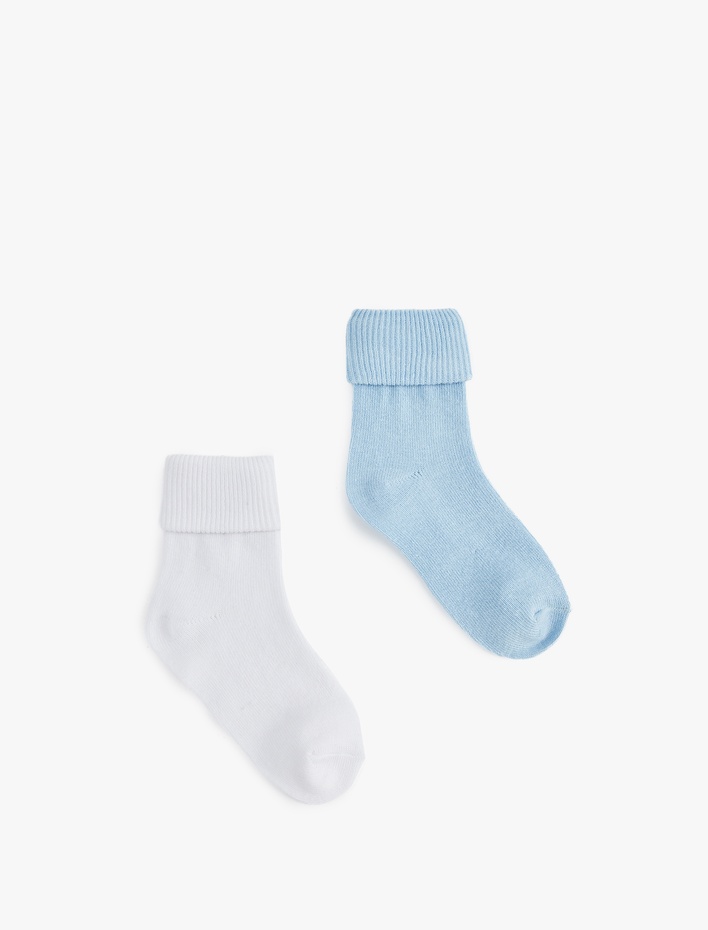 Erkek Bebek Pamuklu 2'li Çorap