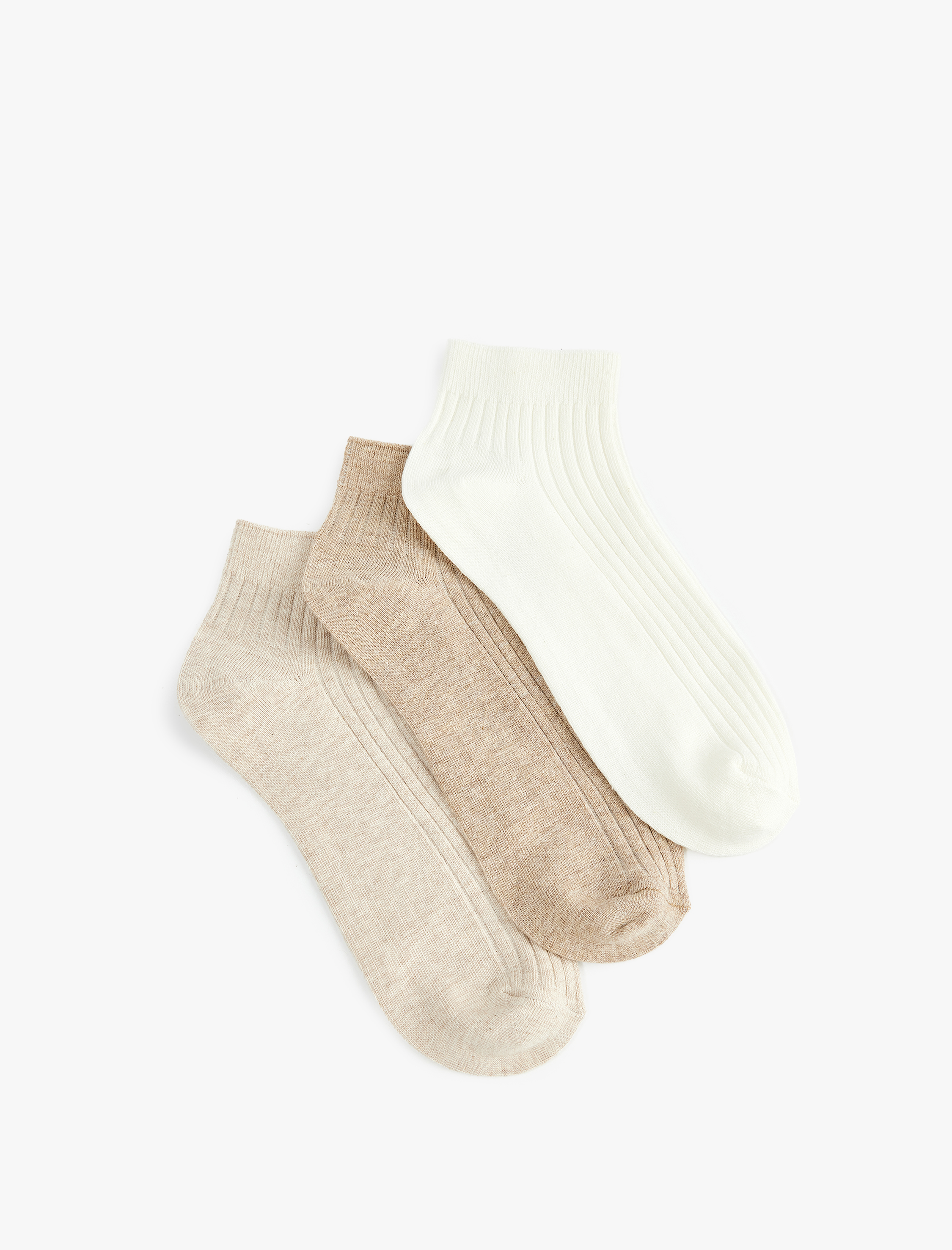  Kadın 3'lü Kısa Çorap