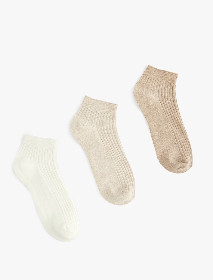 Kadın 3'lü Kısa Çorap