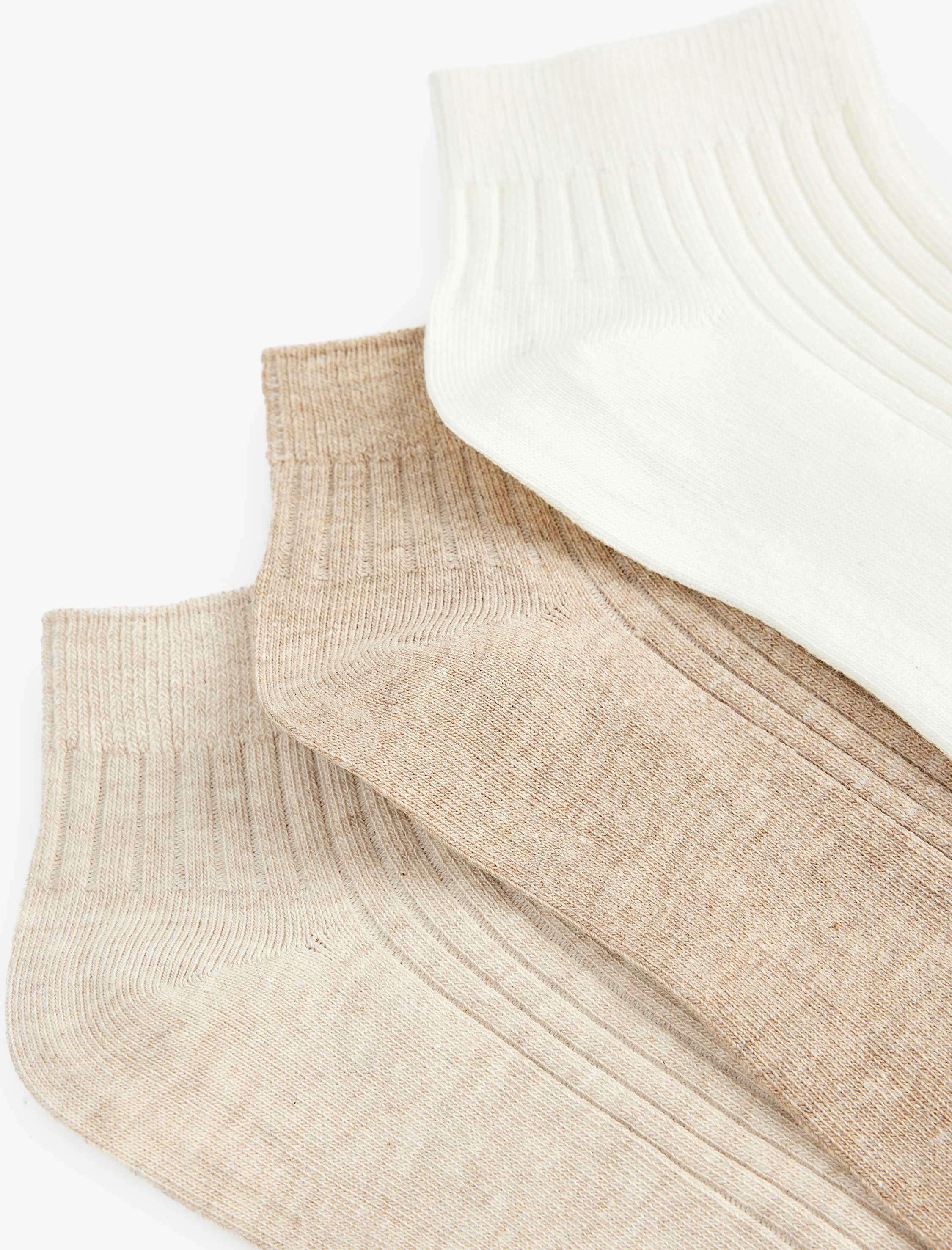  Kadın 3'lü Kısa Çorap