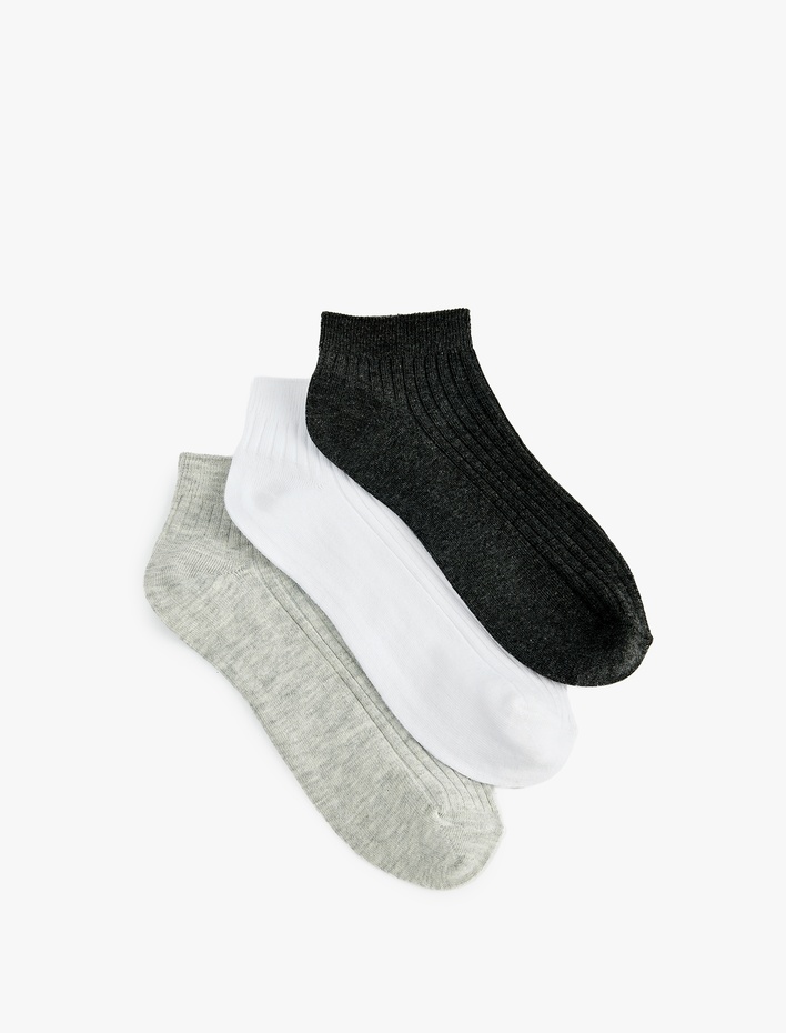 Kadın 3'lü Kısa Çorap