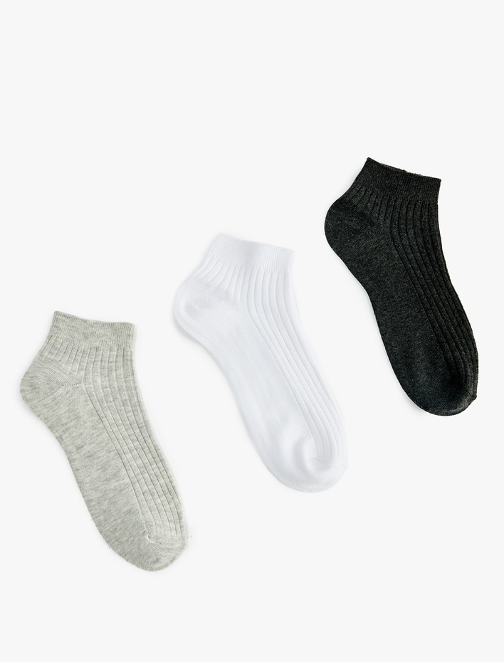 Kadın 3'lü Kısa Çorap
