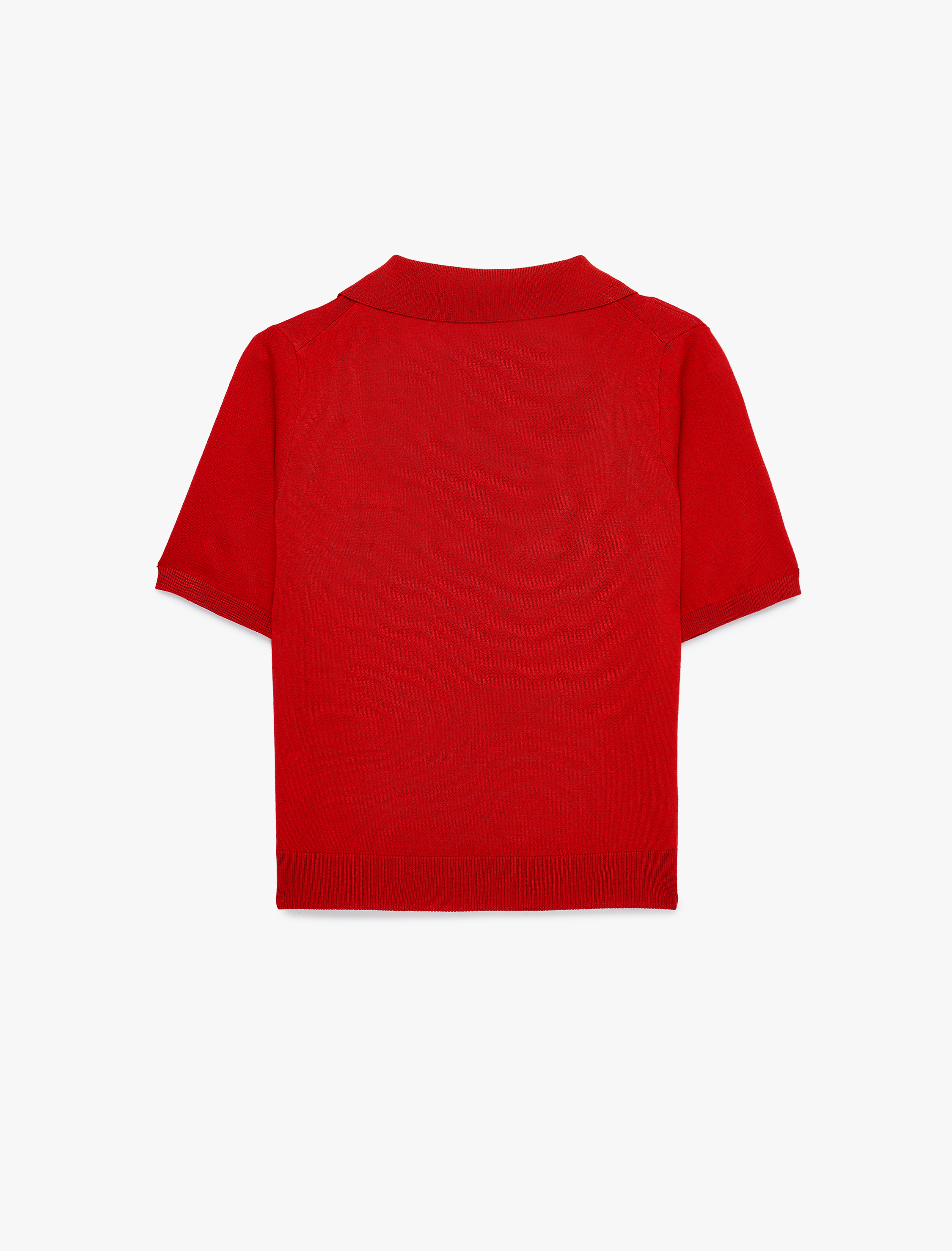   Regular Fit Polo Yaka Düğmeli Triko Hırka