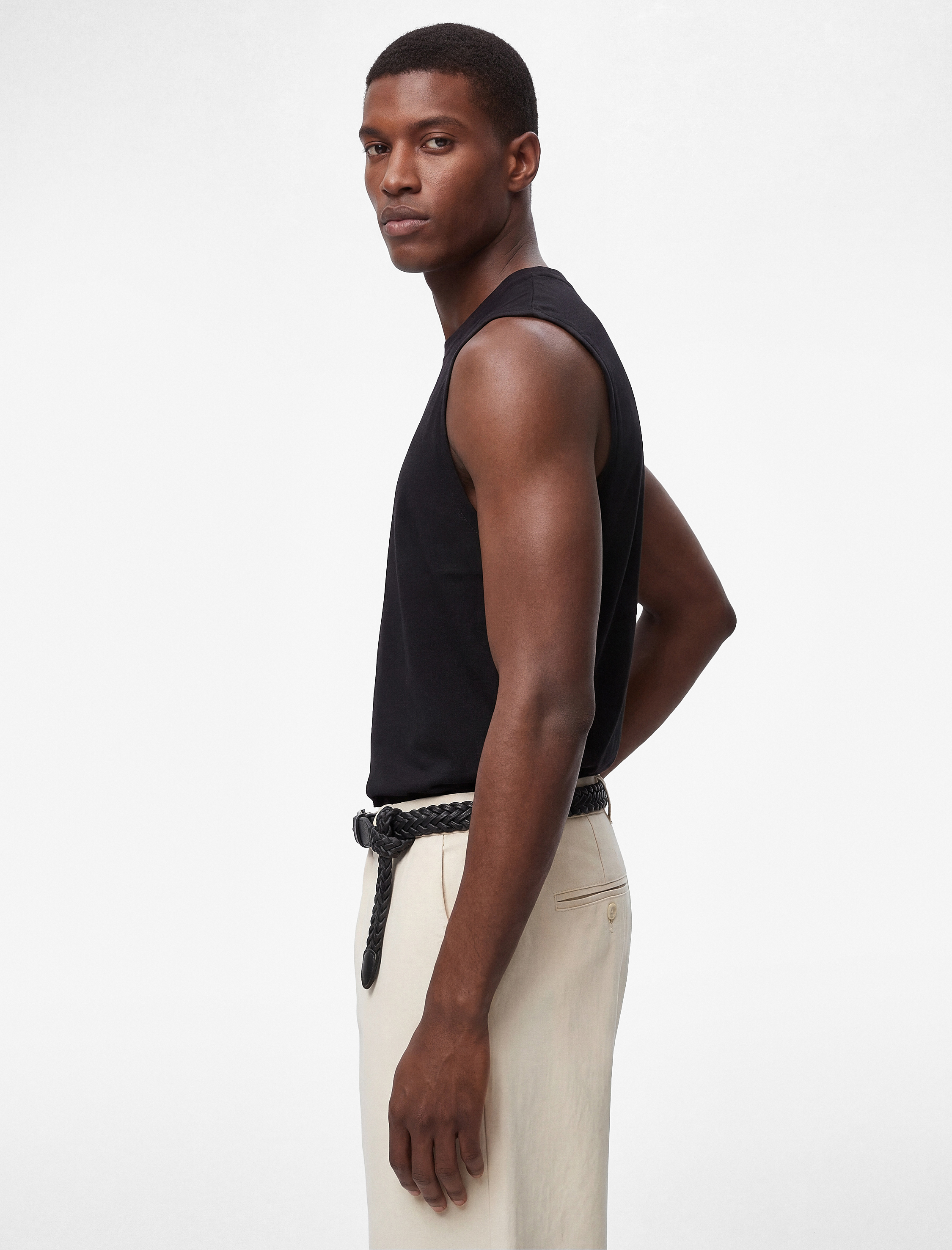   Regular Fit Kolsuz Bisiklet Yaka Pamuklu Basic Atlet