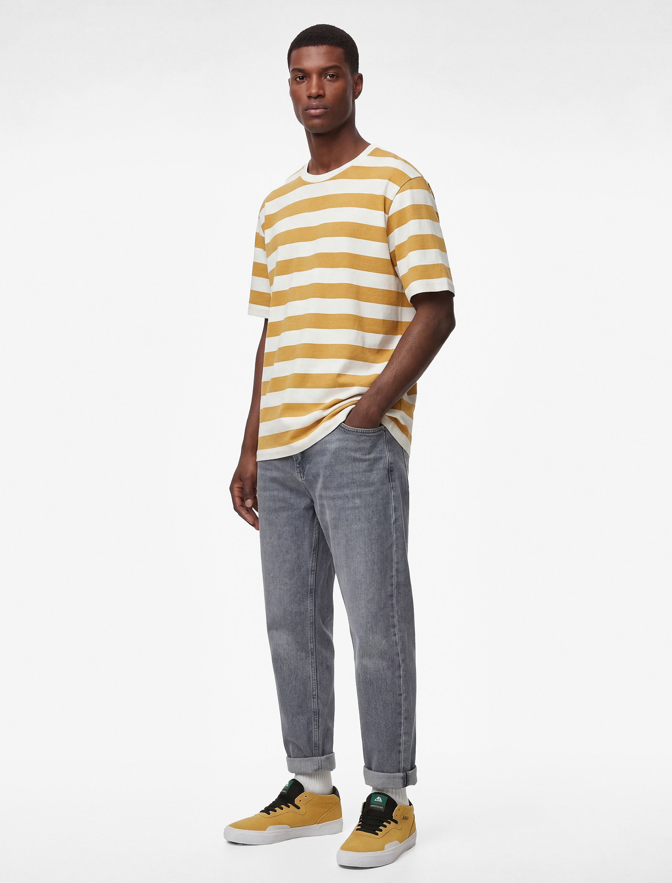   Regular Fit Normal Bel Cepli Tapered Jean Pantolon - Joe Jean