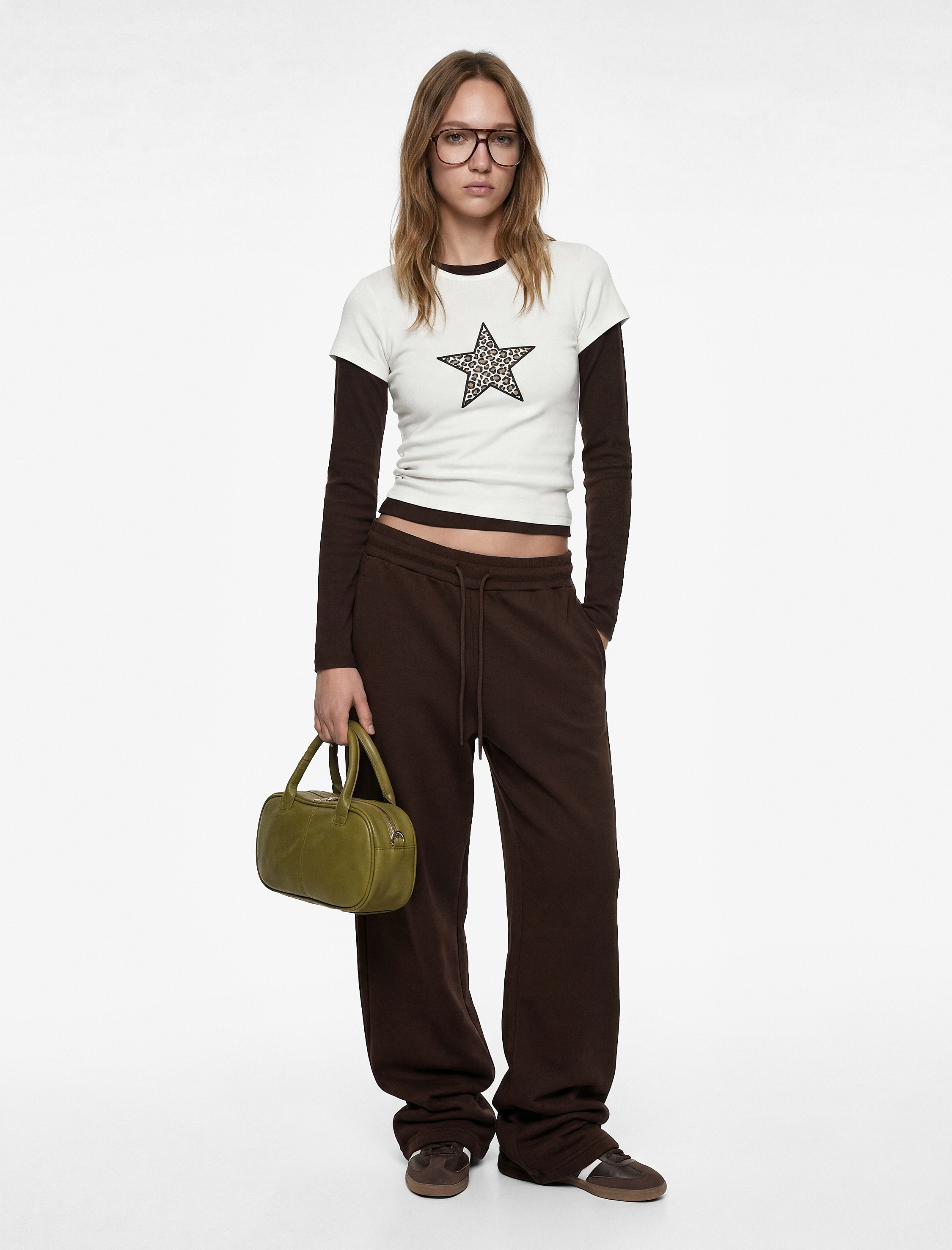   Üç İplik Şardonlu Cepli Beli Bağcıklı Jogger Eşofman Altı