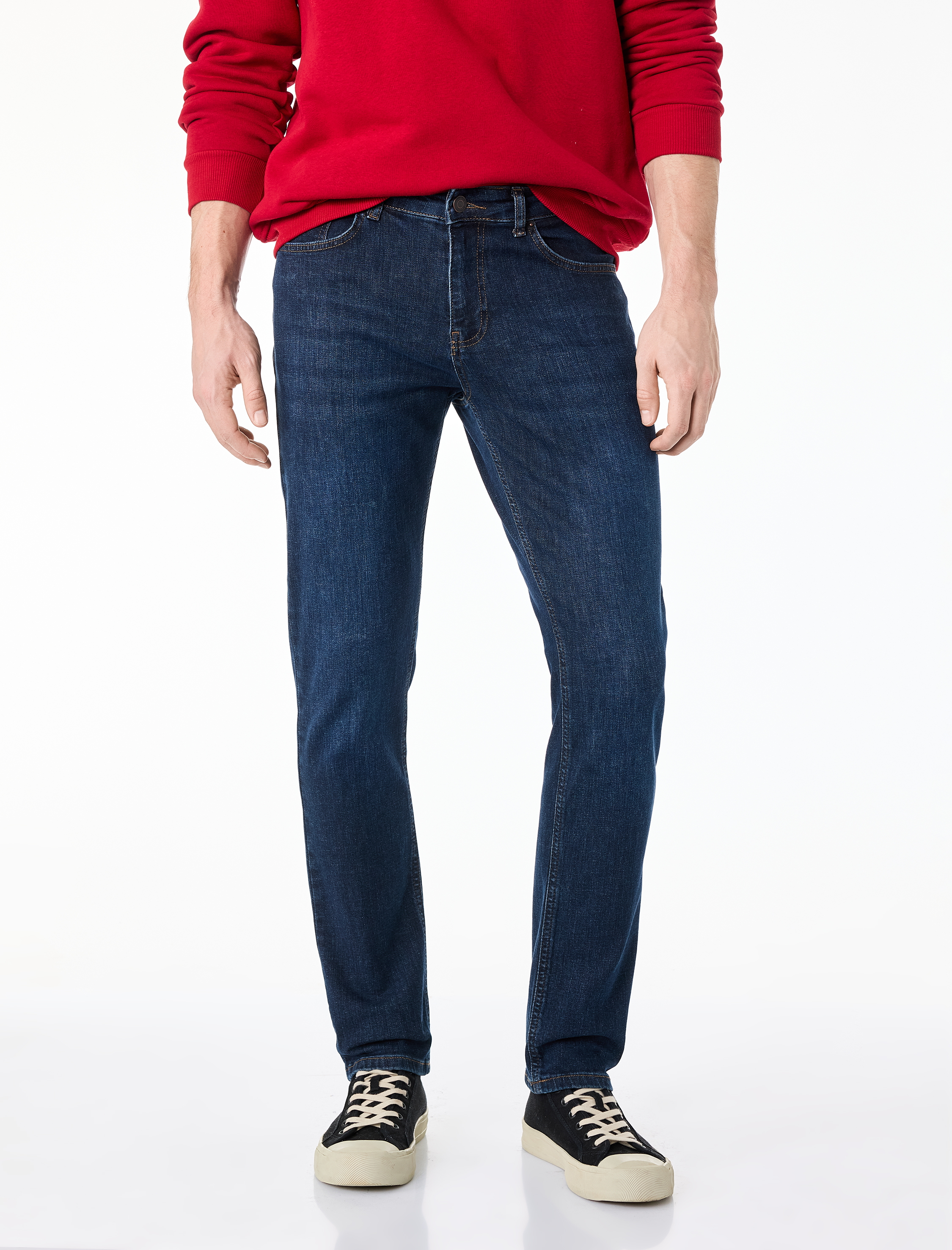   Pamuklu Normal Bel Slim Fit Jean Pantolon - Brad Jean