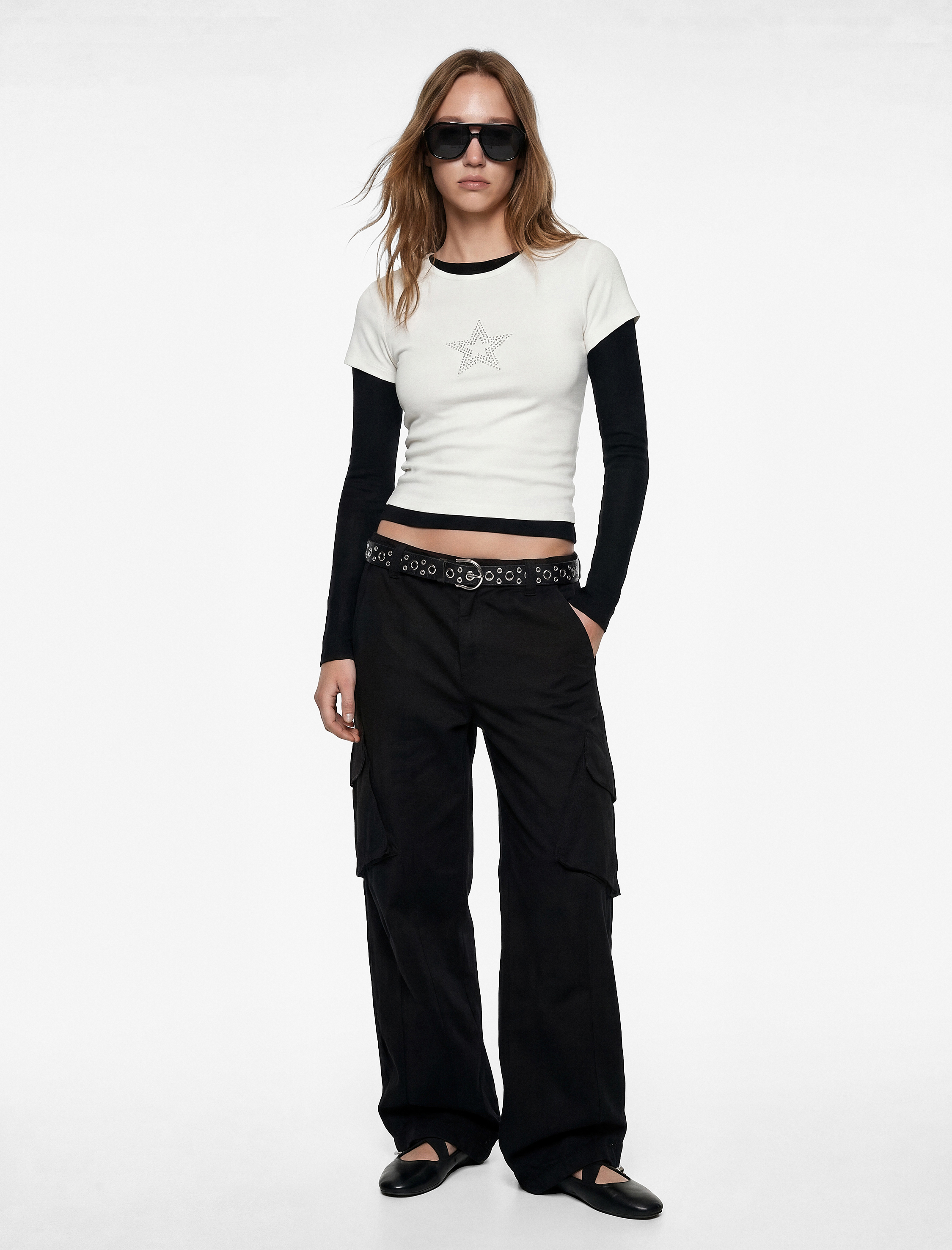   Slim Fit Kısa Kollu Bisiklet Yaka Baskılı Pamuklu Tişört