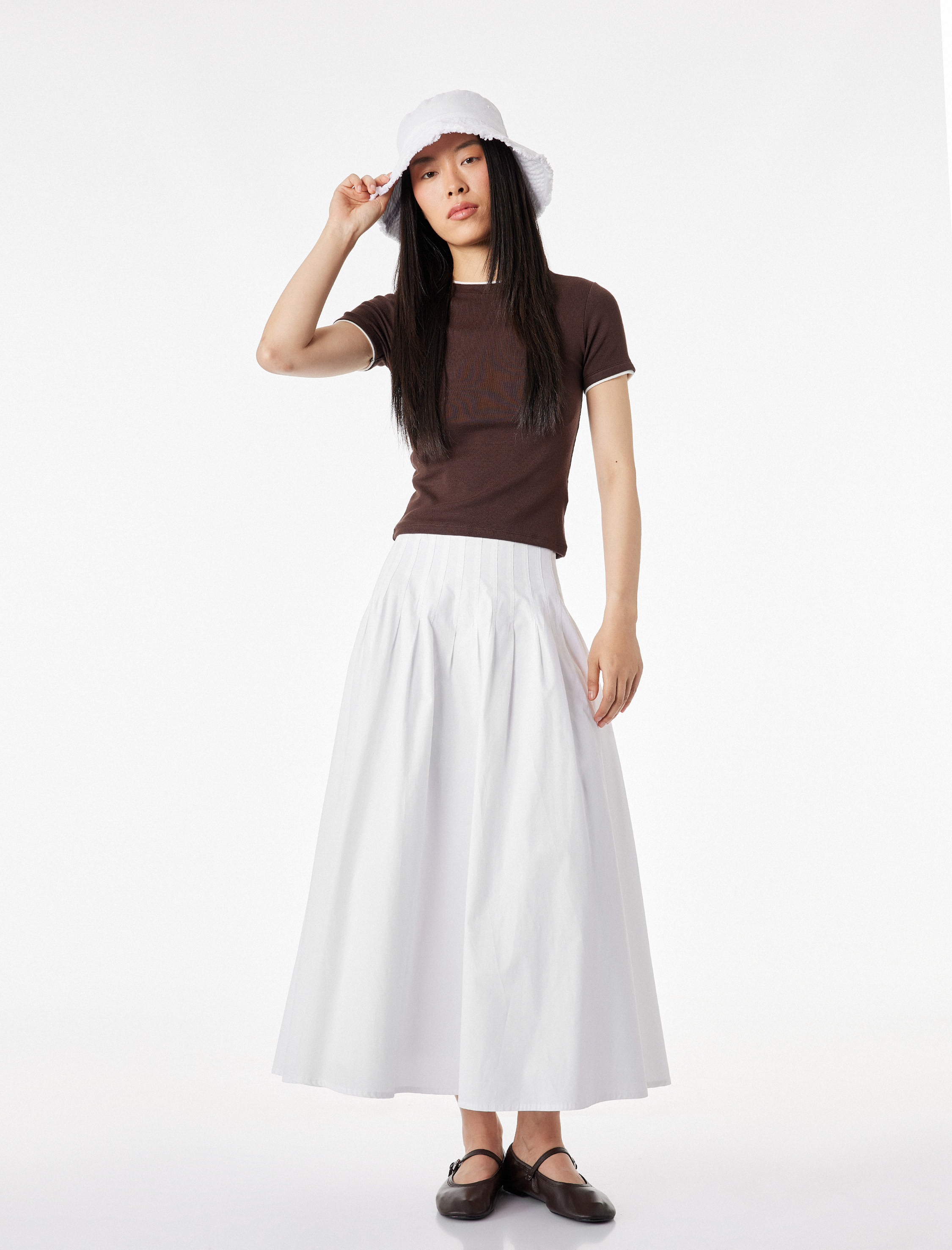   Slim Fit Kısa Kollu Bisiklet Yaka Modal Tişört