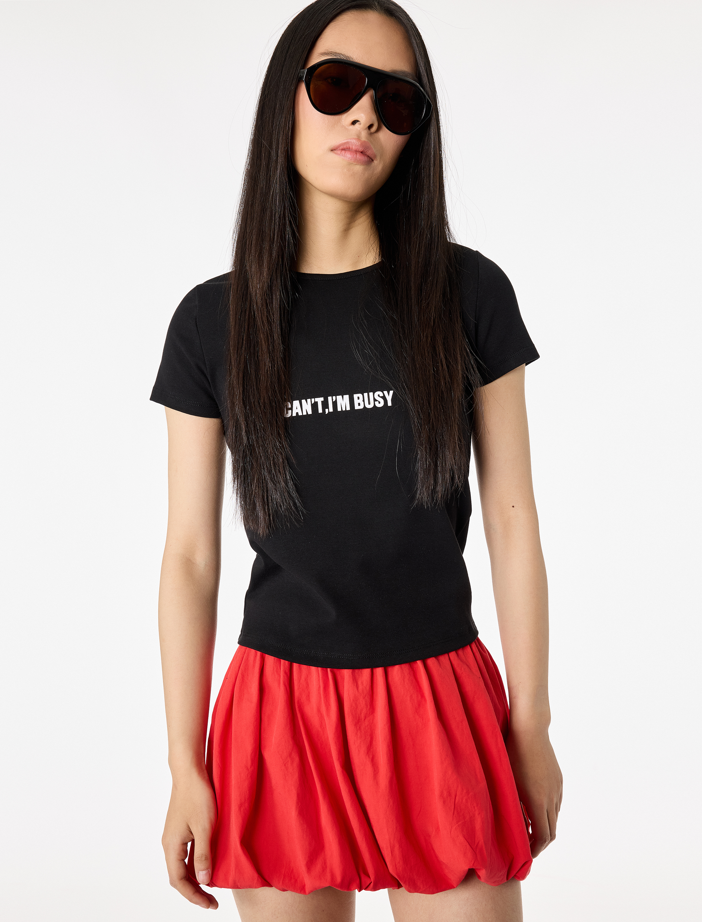   Pamuklu Slim Fit Kısa Kollu Baskılı Tişört