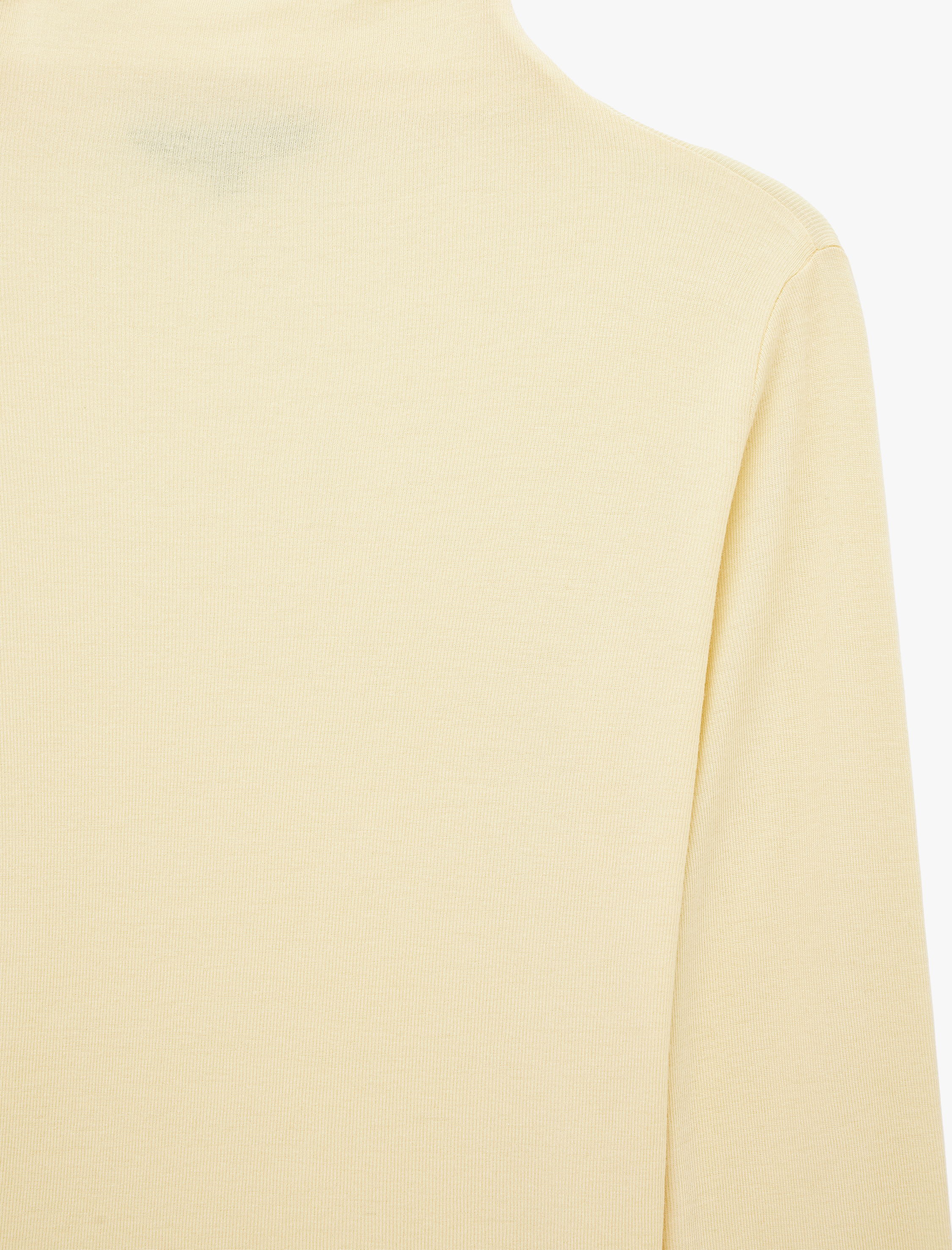 Koyun Yünü Karışımlı Slim Fit Uzun Kollu Dik Yaka Tişört - Görsel 5