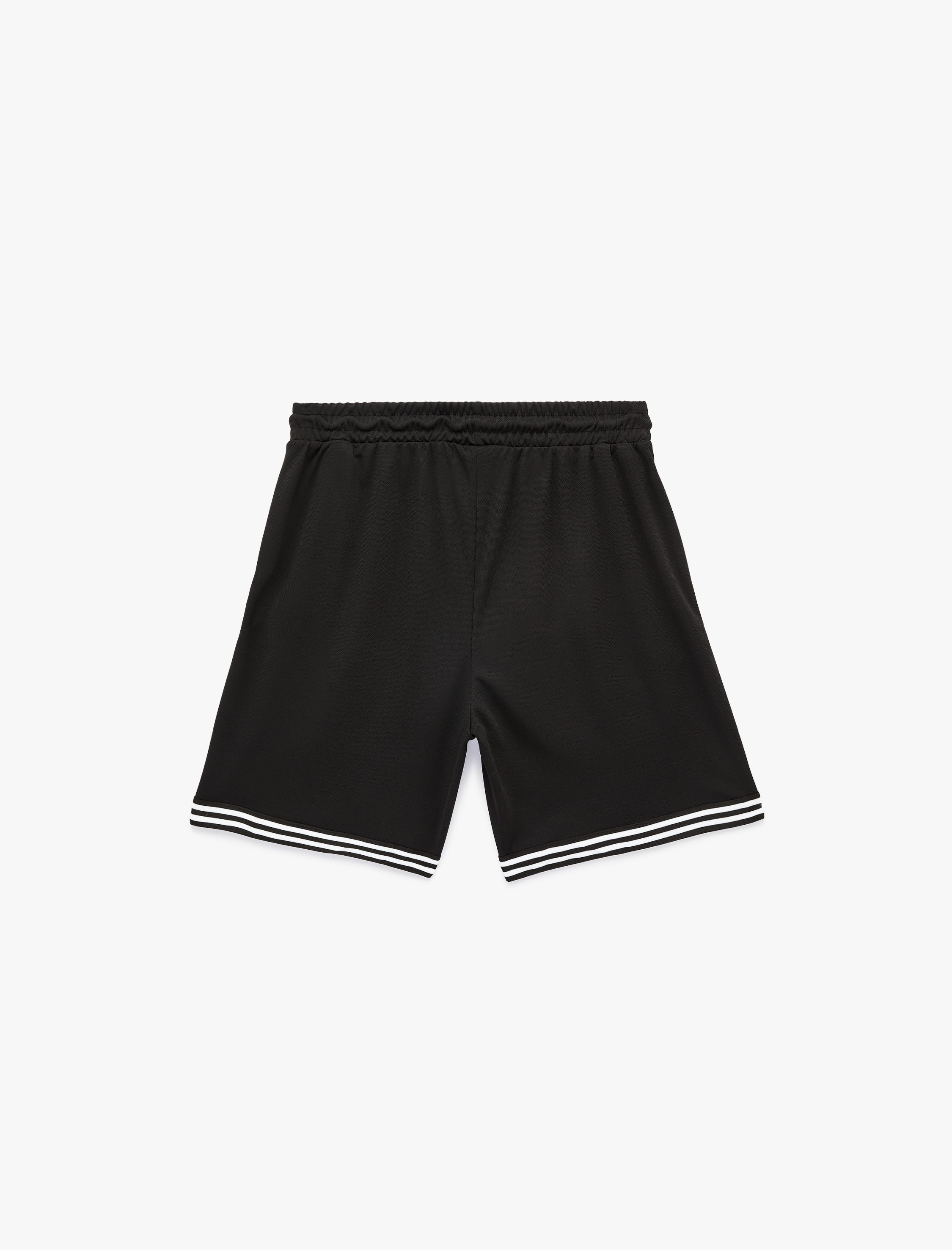   Çizgi Detaylı Cepli Rahat Kalıp Beli Bağcıklı Spor Şort