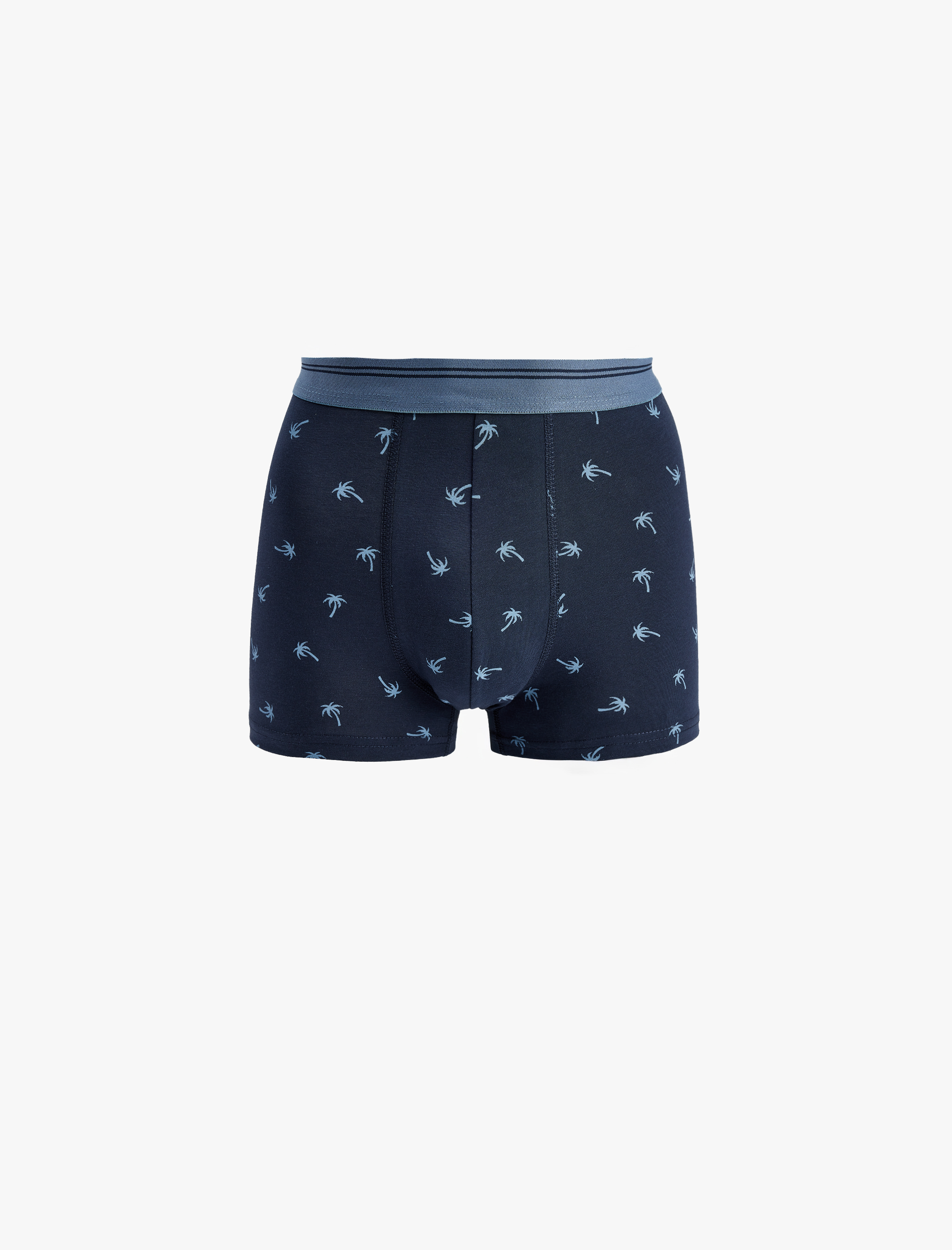   Pamuklu Palmiye Desenli 3'lü Boxer Seti