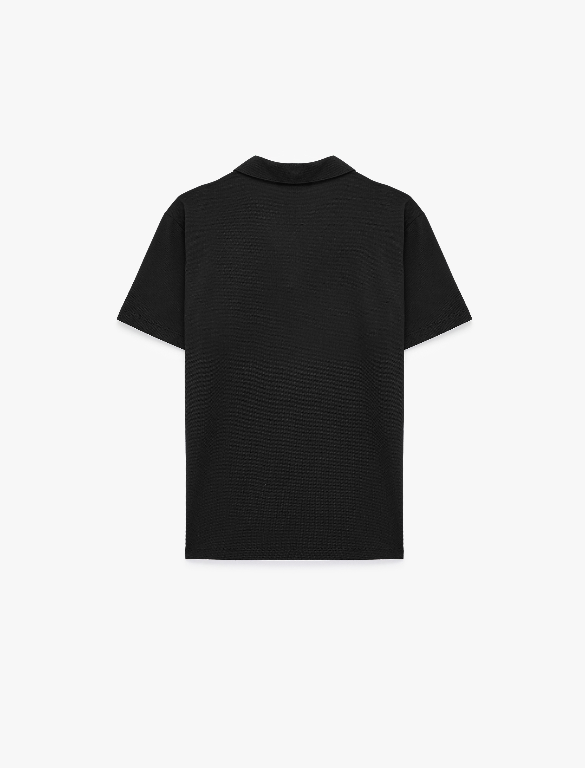   Regular Fit Pamuklu Pike Kumaş Kısa Kollu Polo Yaka Tişört