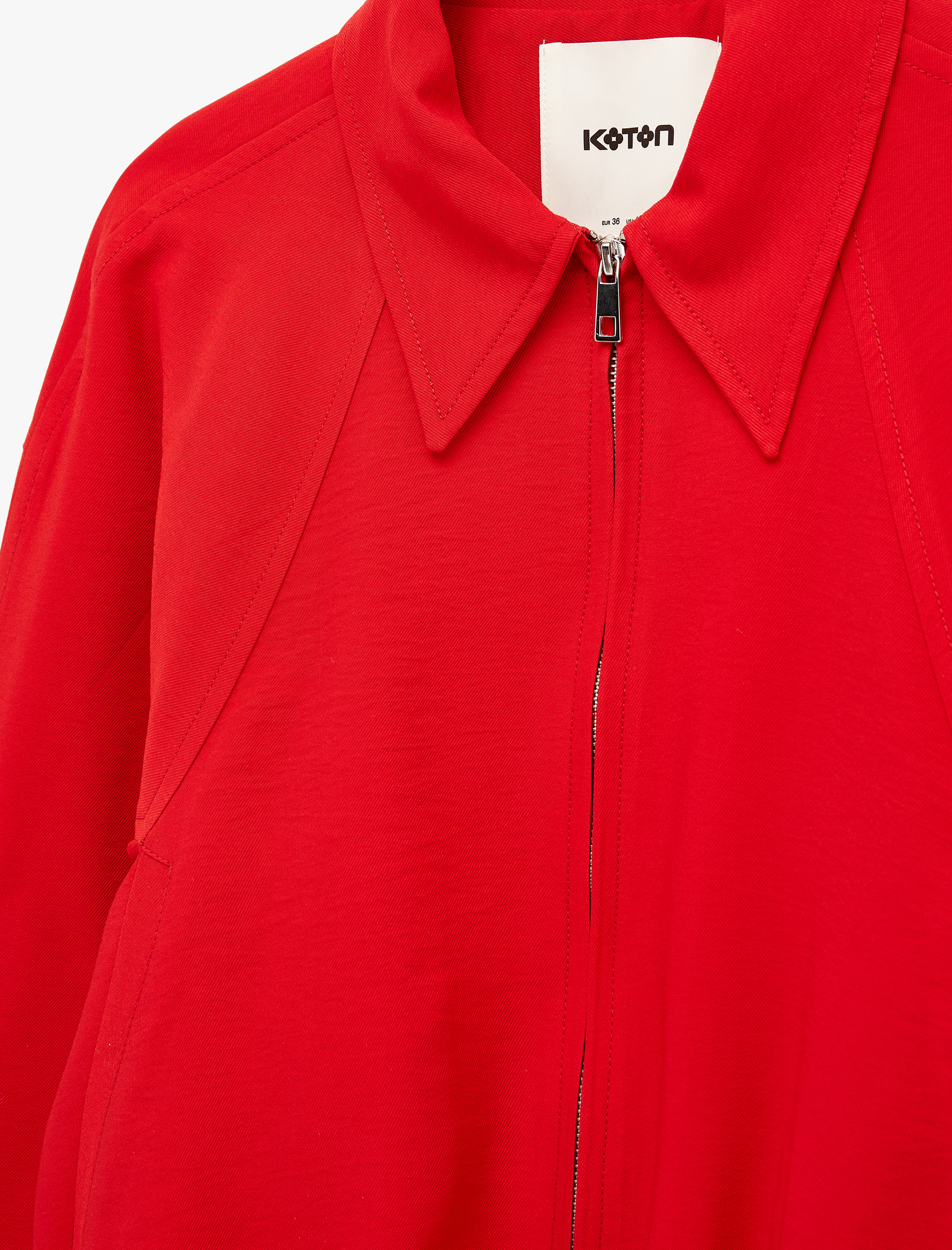   Cepli Uzun Kollu Fermuarlı Bomber Ceket