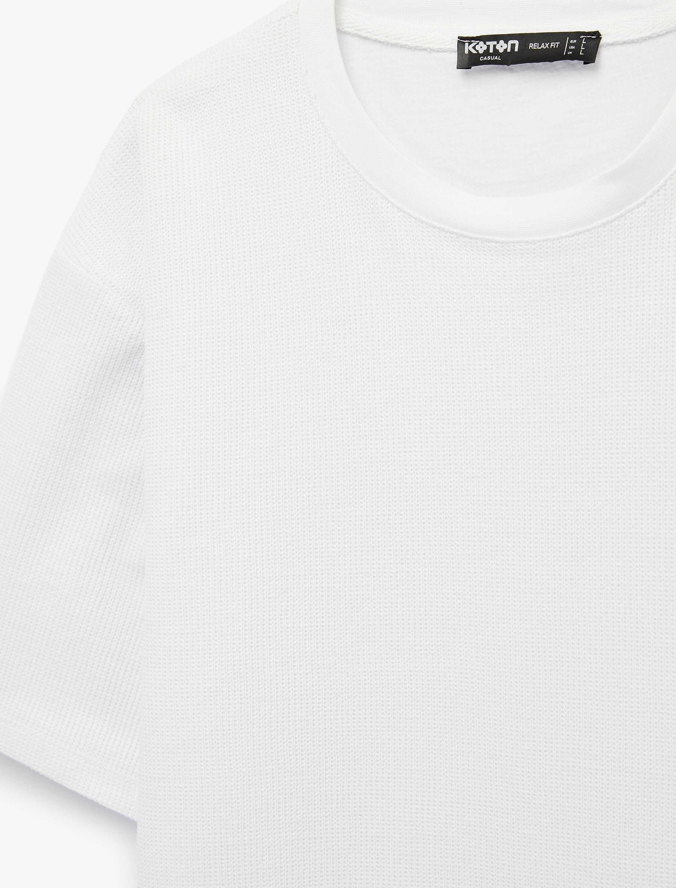   Bisiklet Yaka Kısa Kollu Pamuklu Rahat Kalıp Basic Tişört