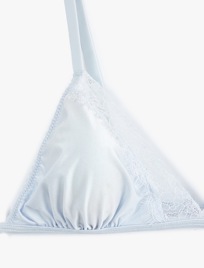  Dolgusuz Balensiz Dantel Detaylı Sütyen